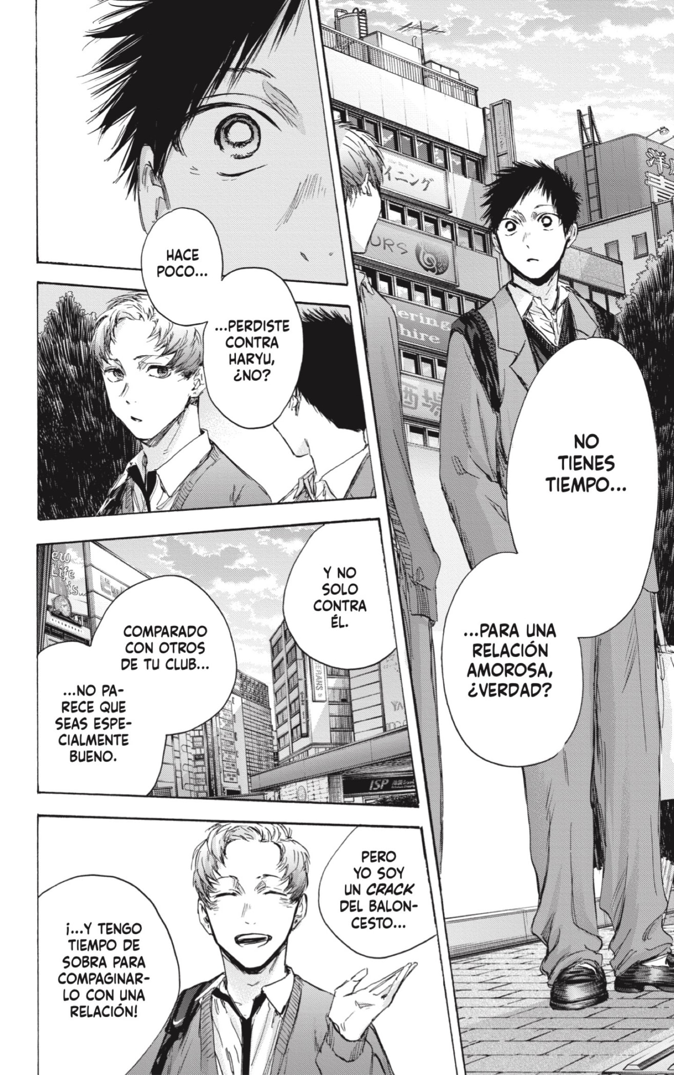 Ao no Hako Capitulo 82: Justo donde duele. página 10
