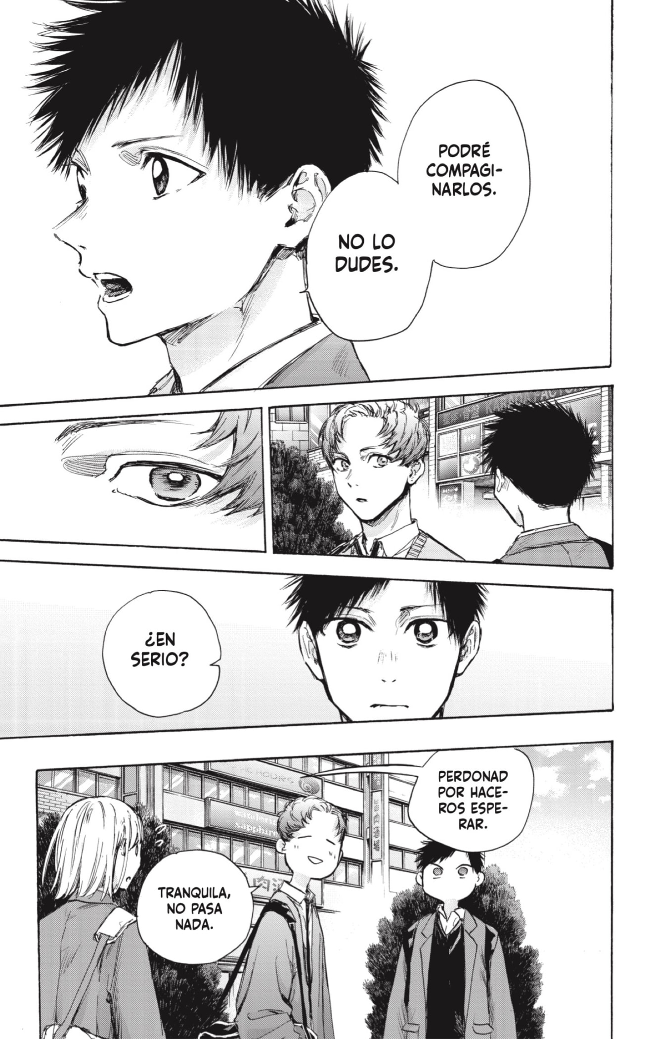Ao no Hako Capitulo 82: Justo donde duele. página 11