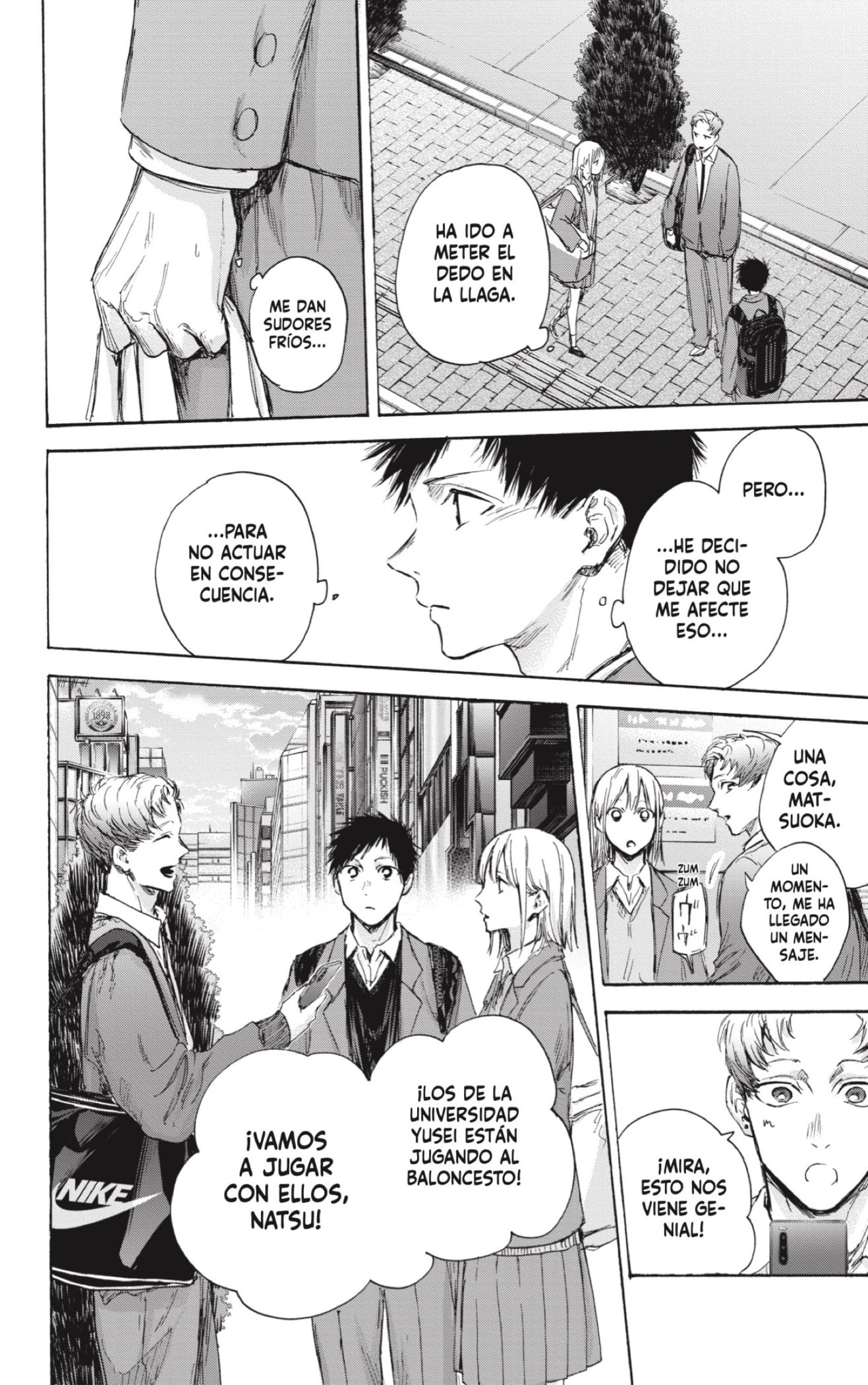 Ao no Hako Capitulo 82: Justo donde duele. página 12