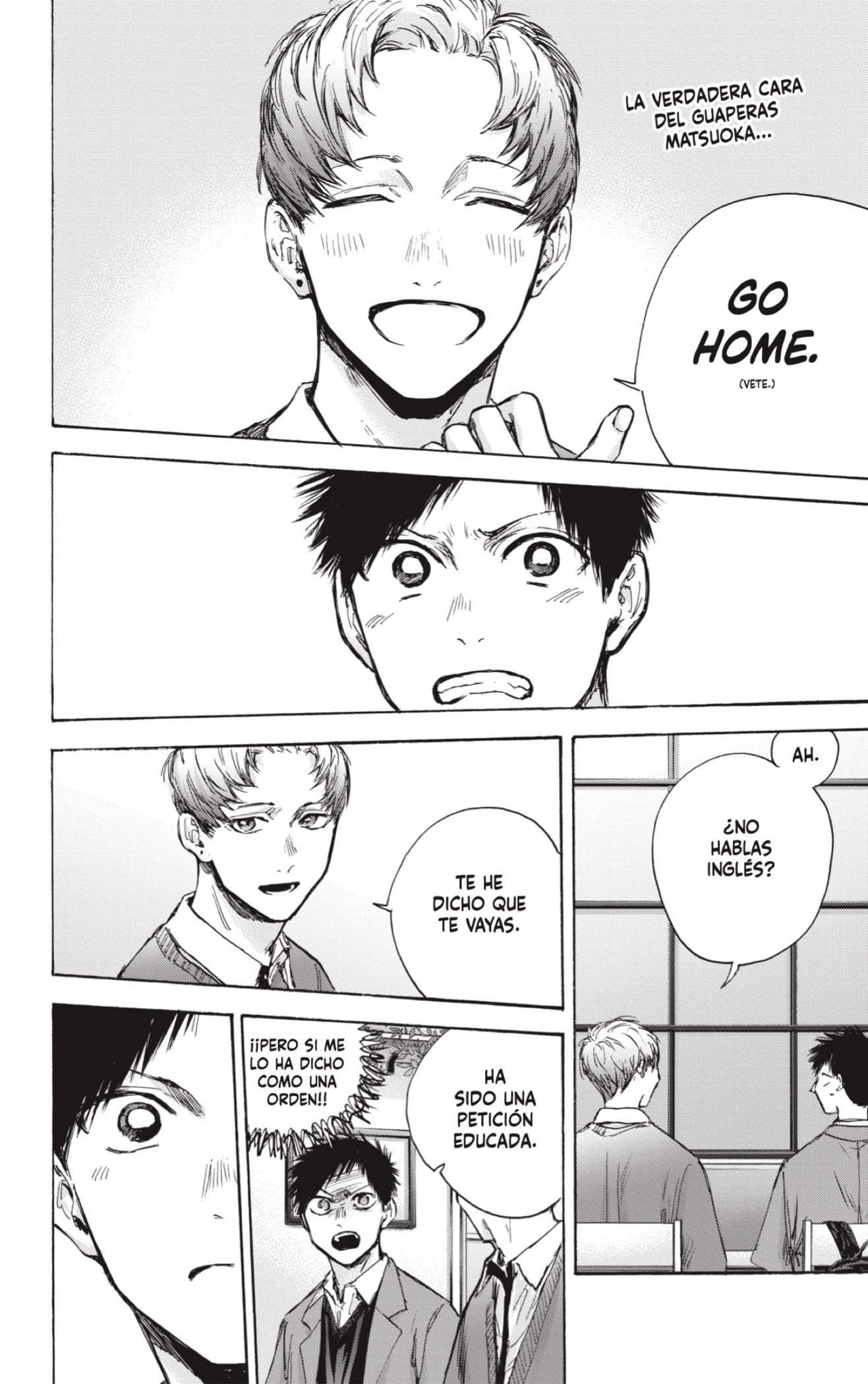Ao no Hako Capitulo 82: Justo donde duele. página 2