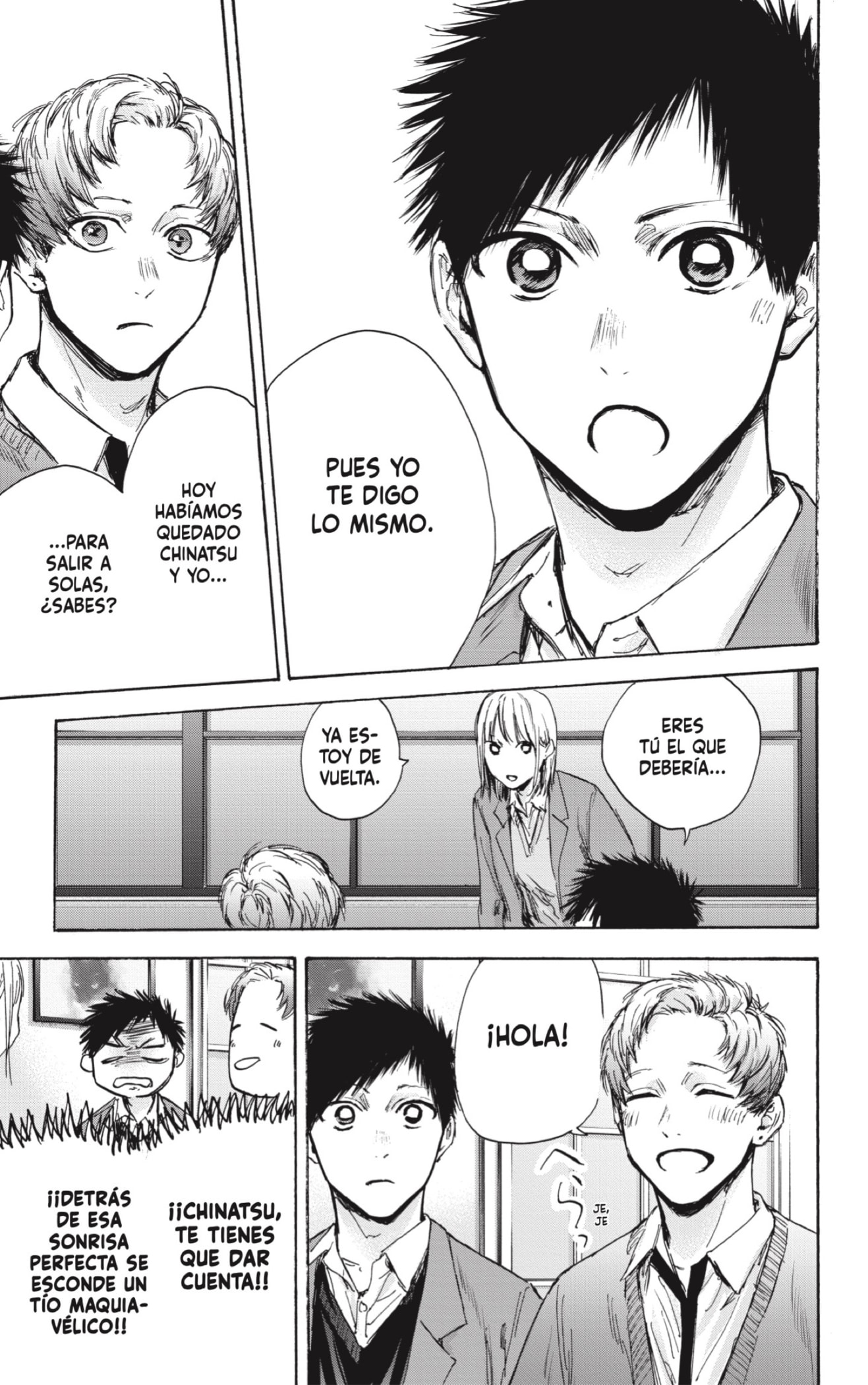 Ao no Hako Capitulo 82: Justo donde duele. página 3
