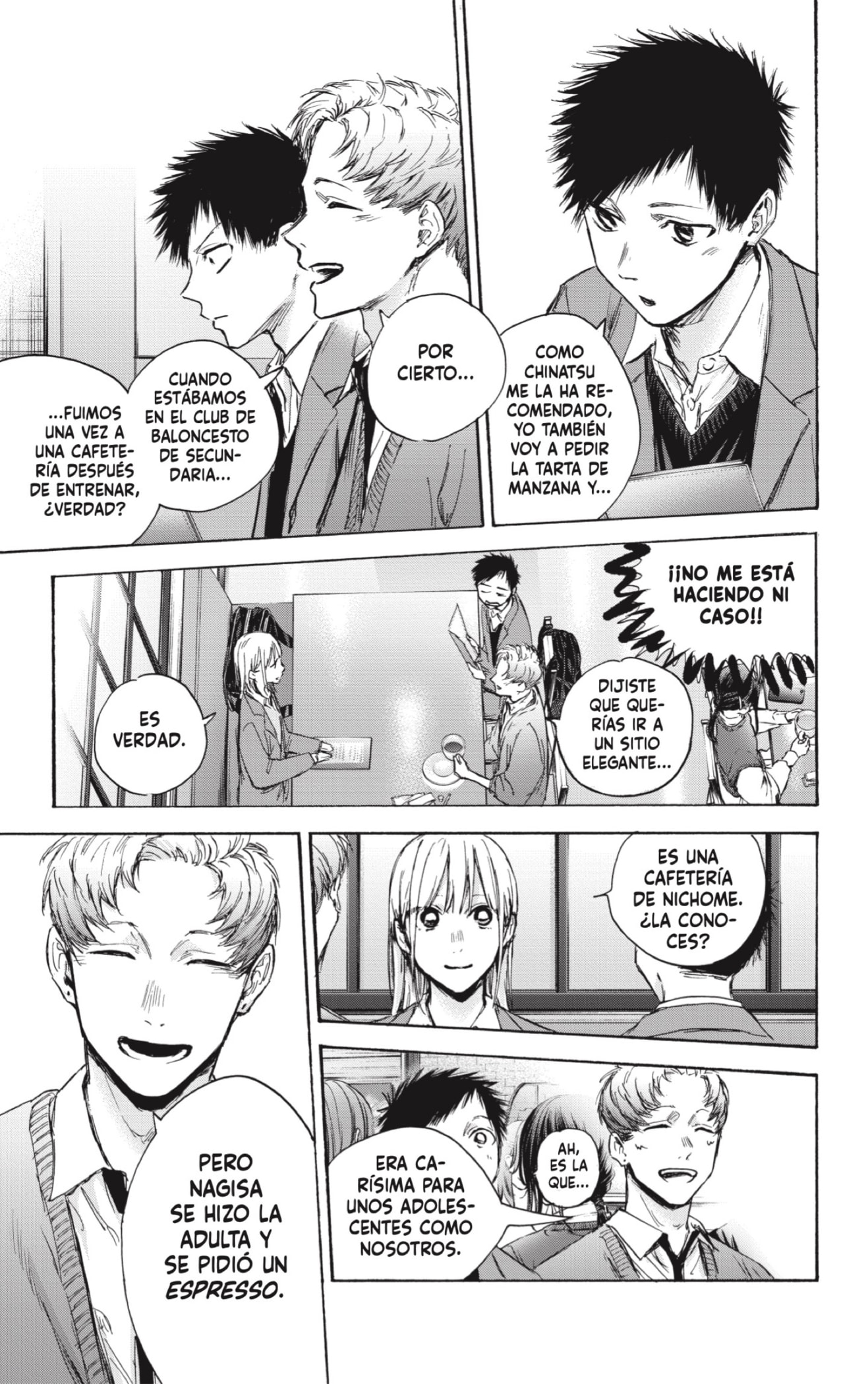 Ao no Hako Capitulo 82: Justo donde duele. página 5