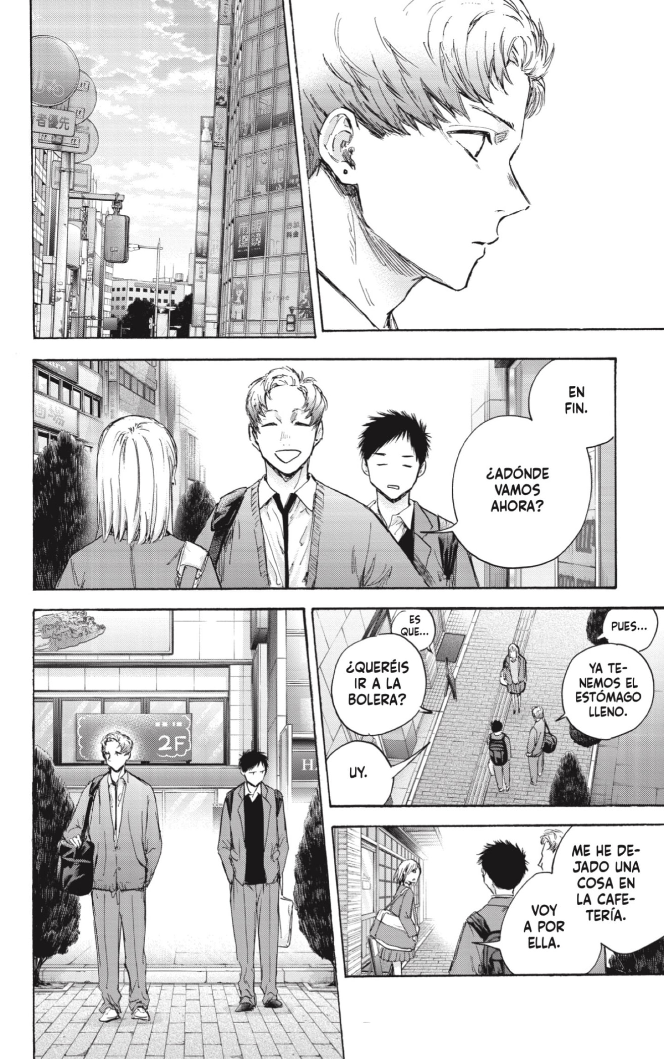 Ao no Hako Capitulo 82: Justo donde duele. página 8