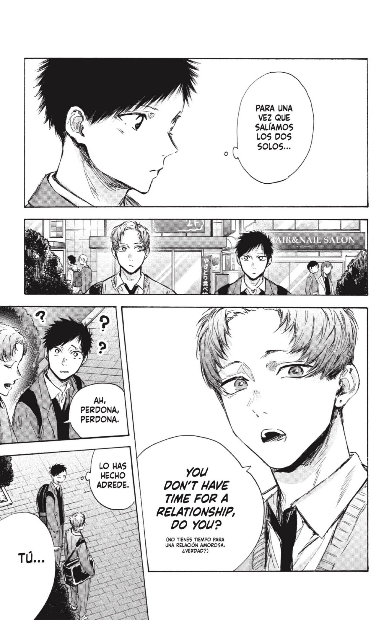 Ao no Hako Capitulo 82: Justo donde duele. página 9