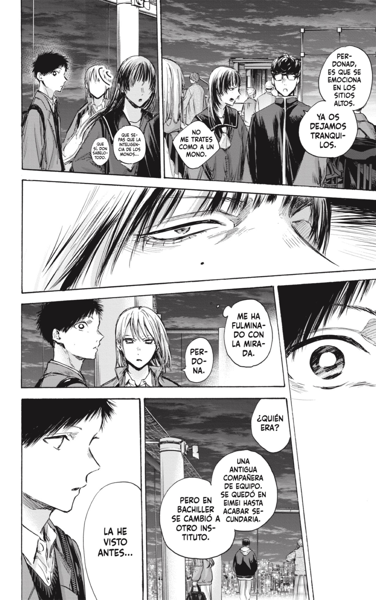 Ao no Hako Capitulo 84: Cómo la hizo sentir eso página 4
