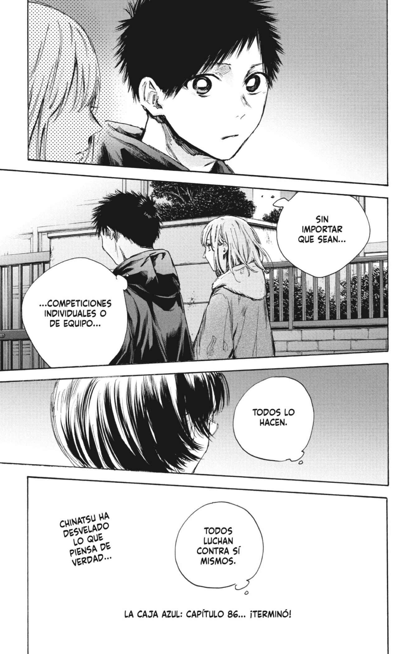 Ao no Hako Capitulo 86: Admiración página 19