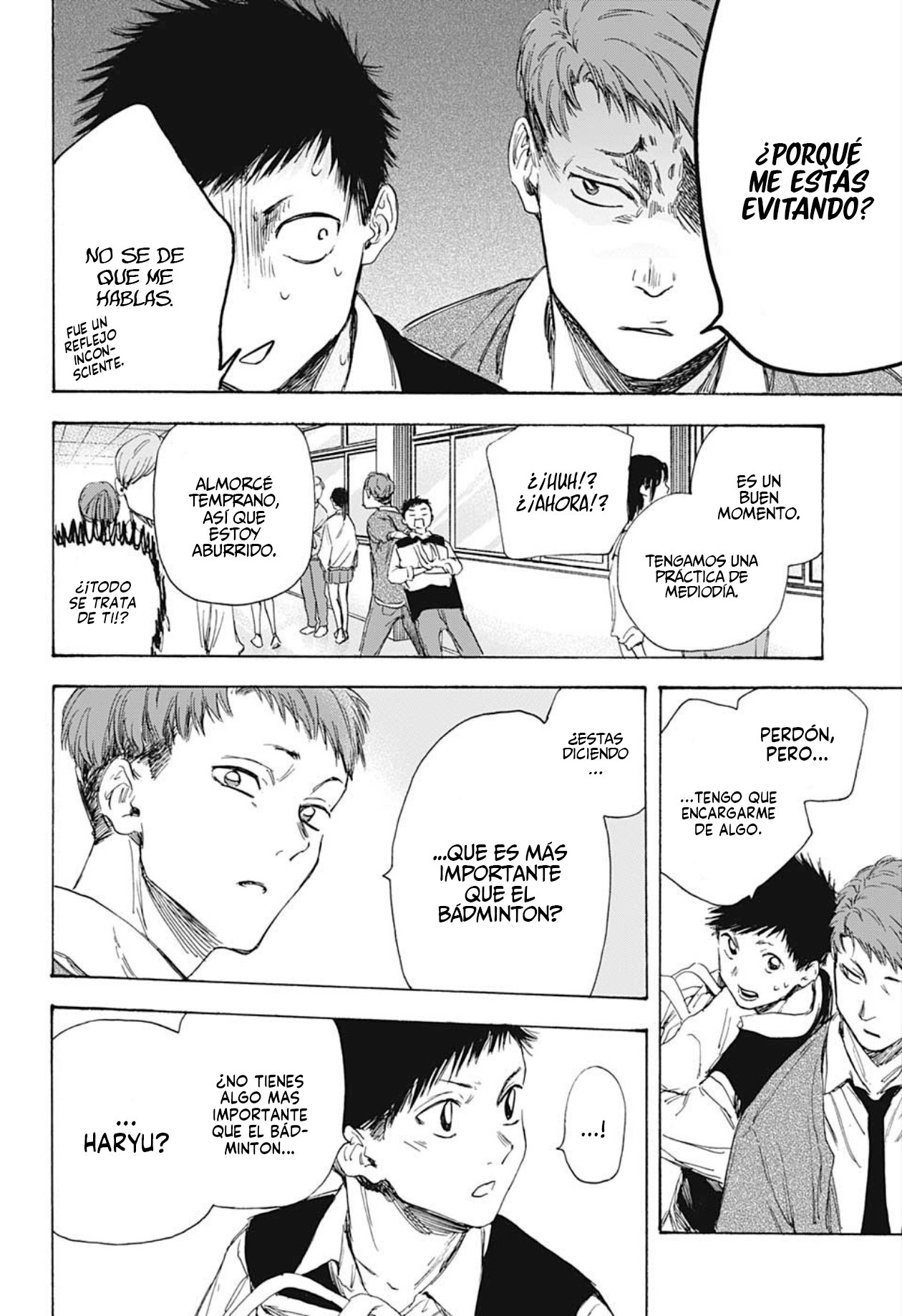 Ao no Hako Capitulo 9: Uniforme deportivo página 7