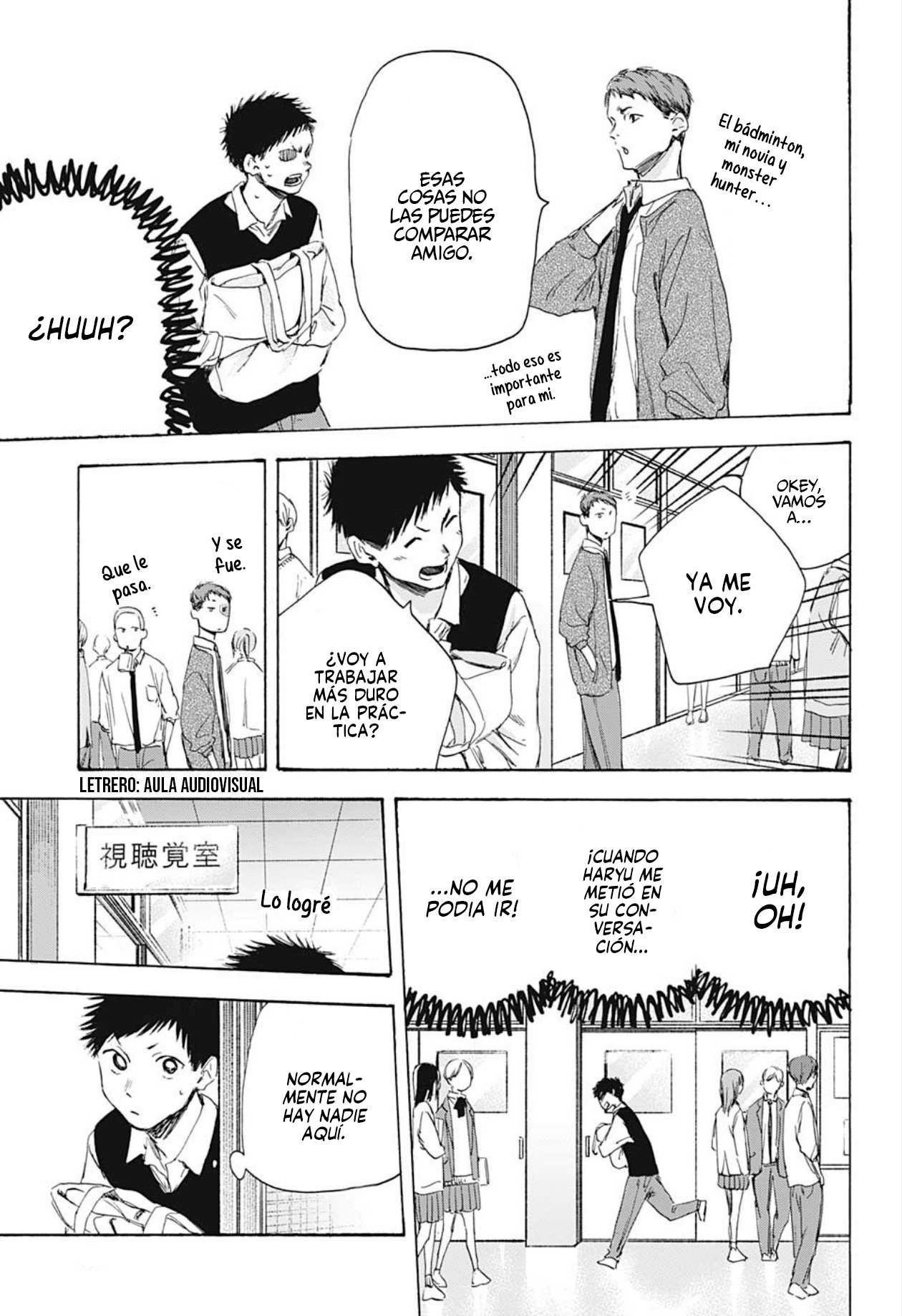 Ao no Hako Capitulo 9: Uniforme deportivo página 8