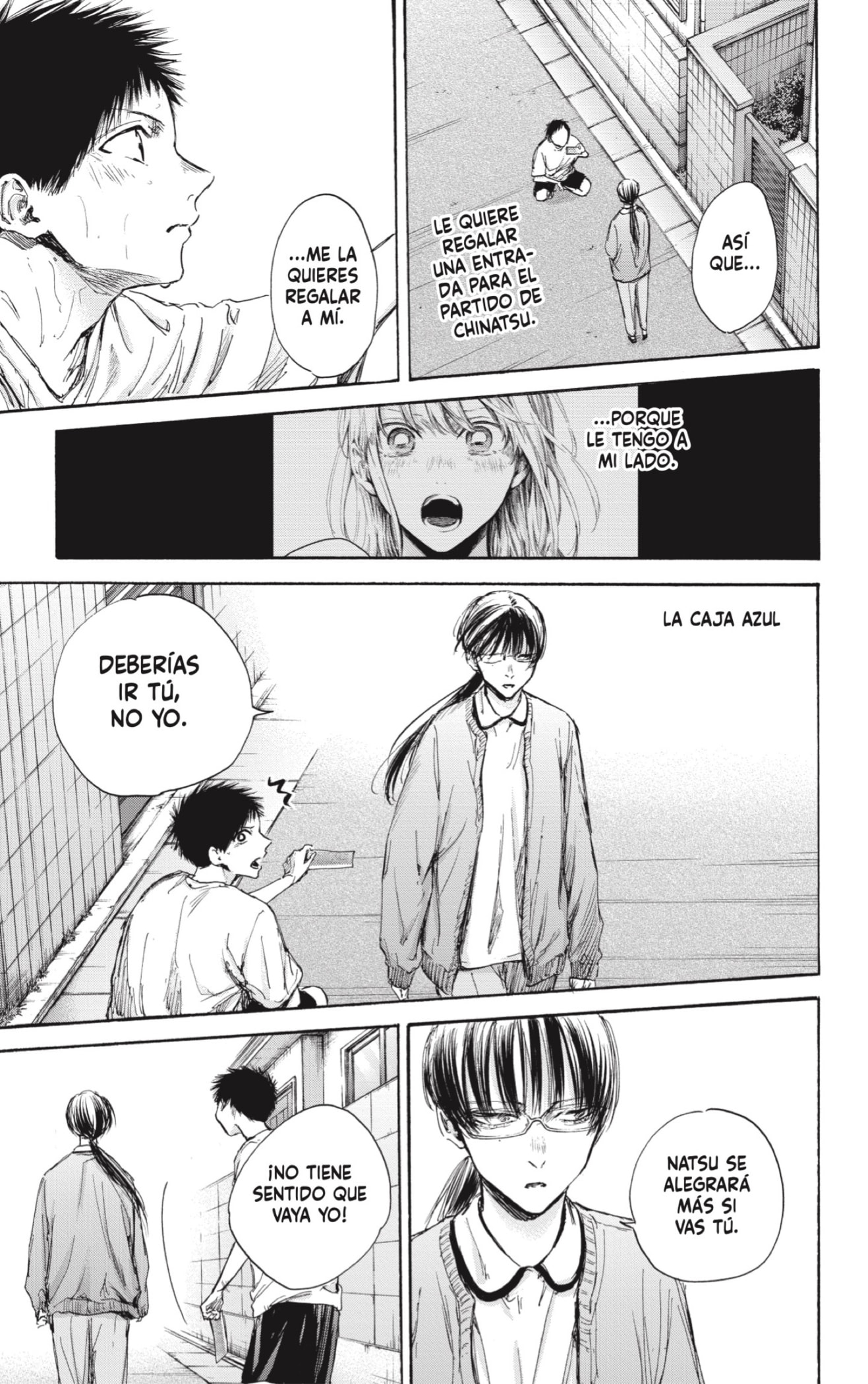 Ao no Hako Capitulo 92: Cuando lo estés pasando mal... página 5
