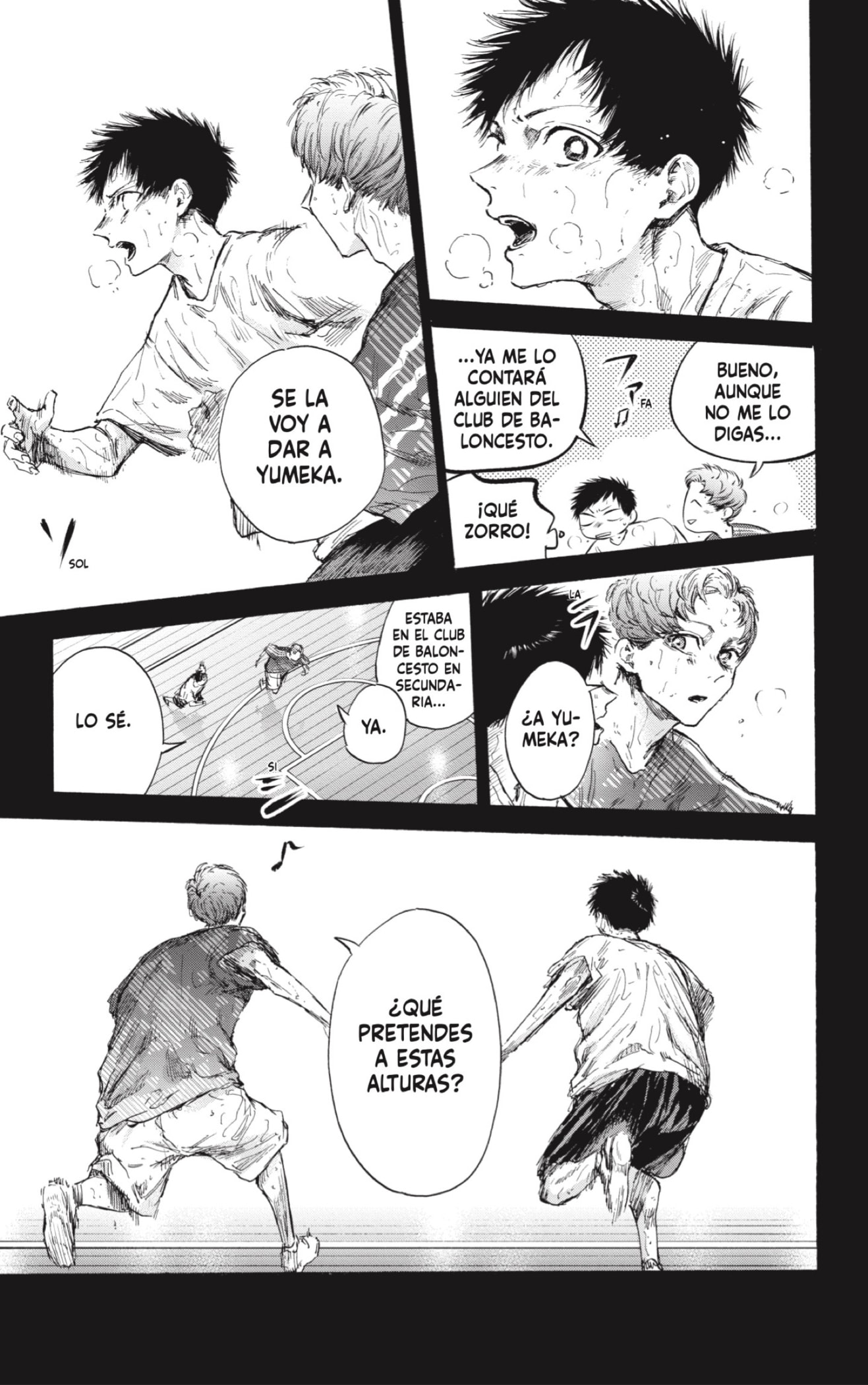 Ao no Hako Capitulo 92: Cuando lo estés pasando mal... página 9
