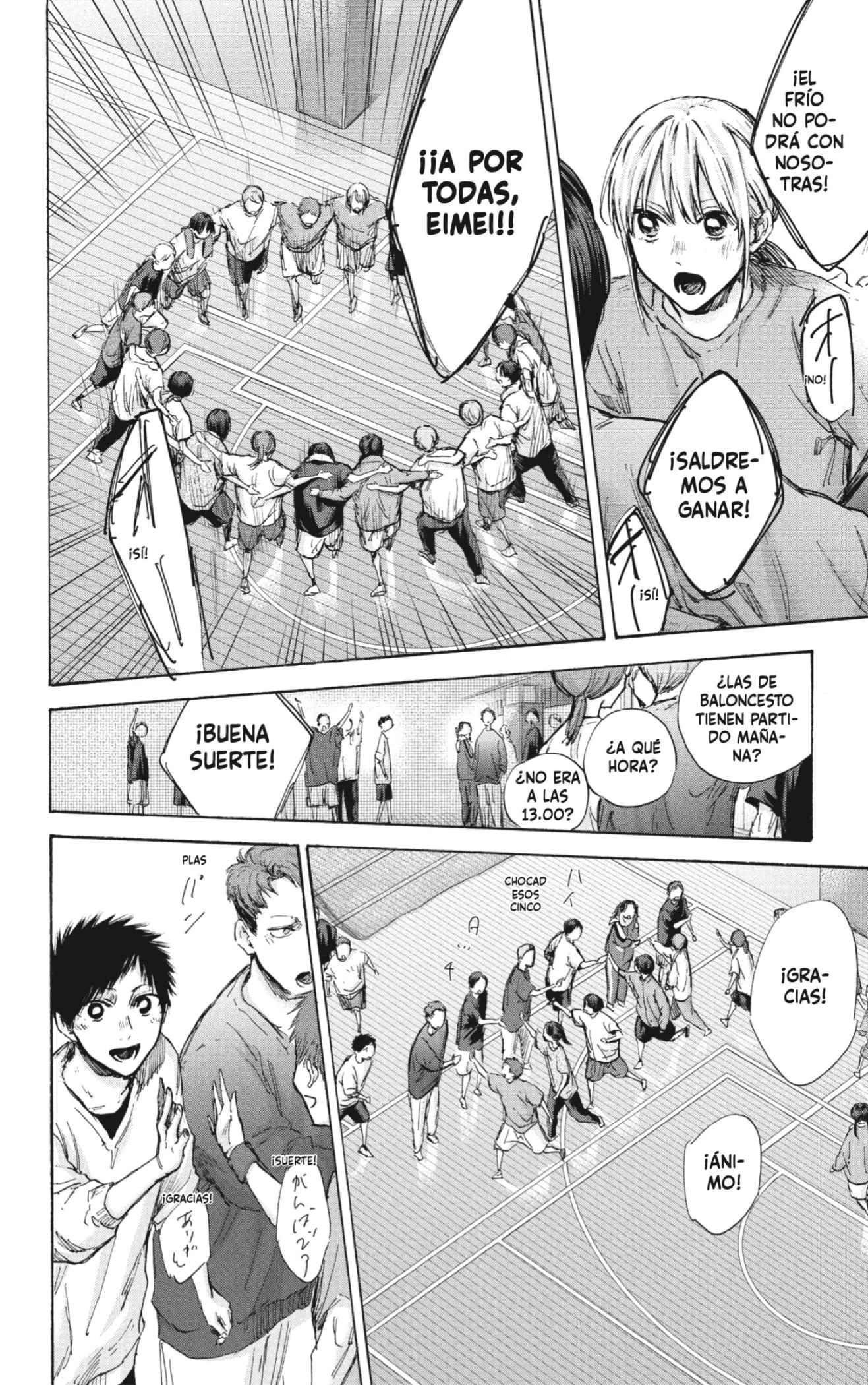 Ao no Hako Capitulo 93: Desprender página 8