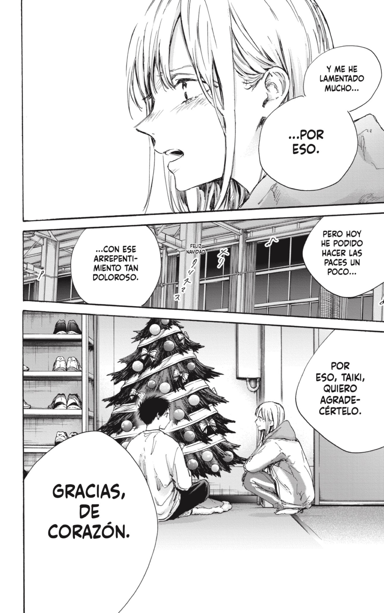 Ao no Hako Capitulo 96: Nochebuena página 12