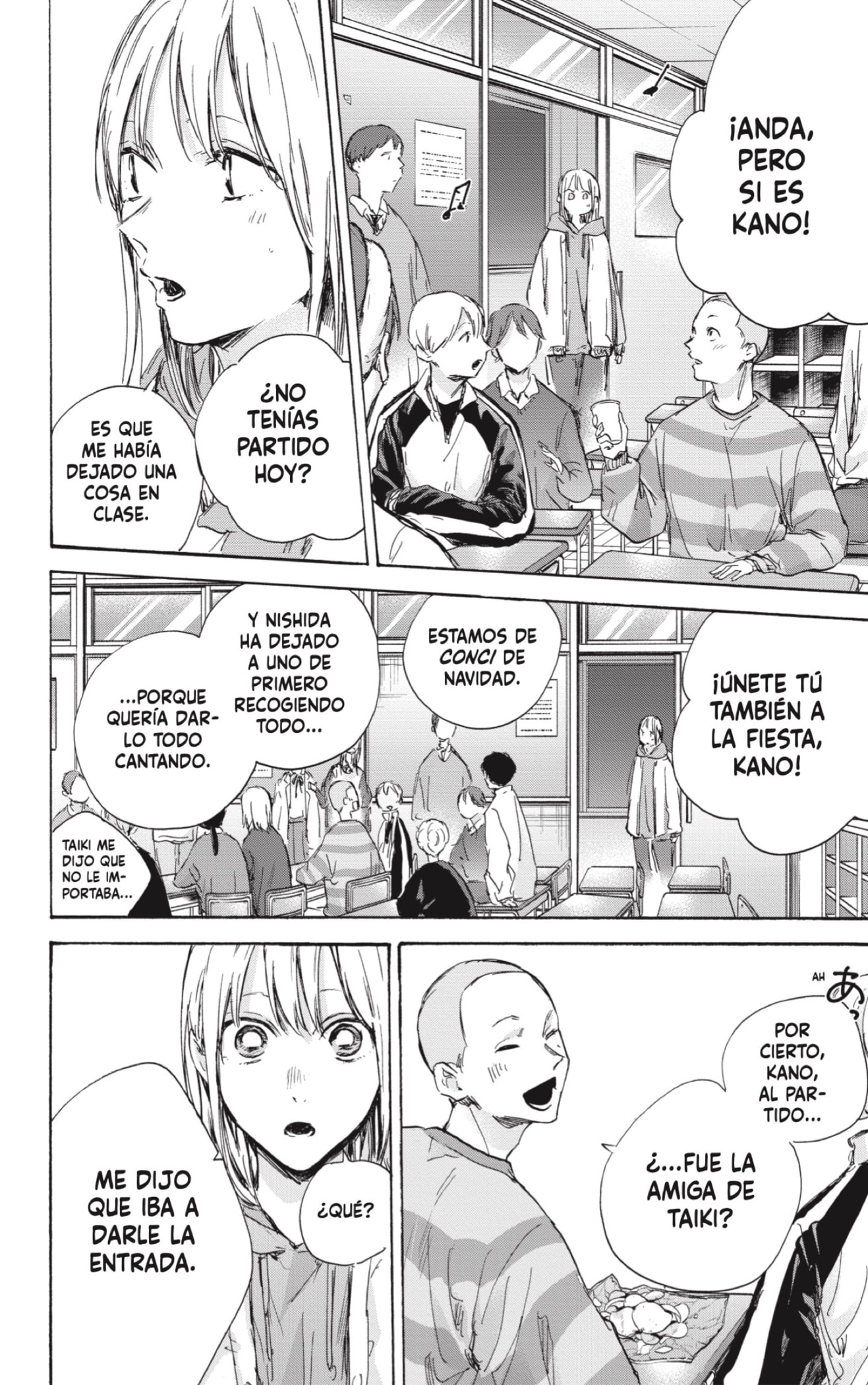 Ao no Hako Capitulo 96: Nochebuena página 4
