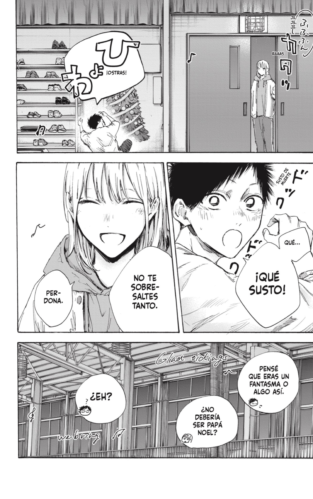Ao no Hako Capitulo 96: Nochebuena página 8