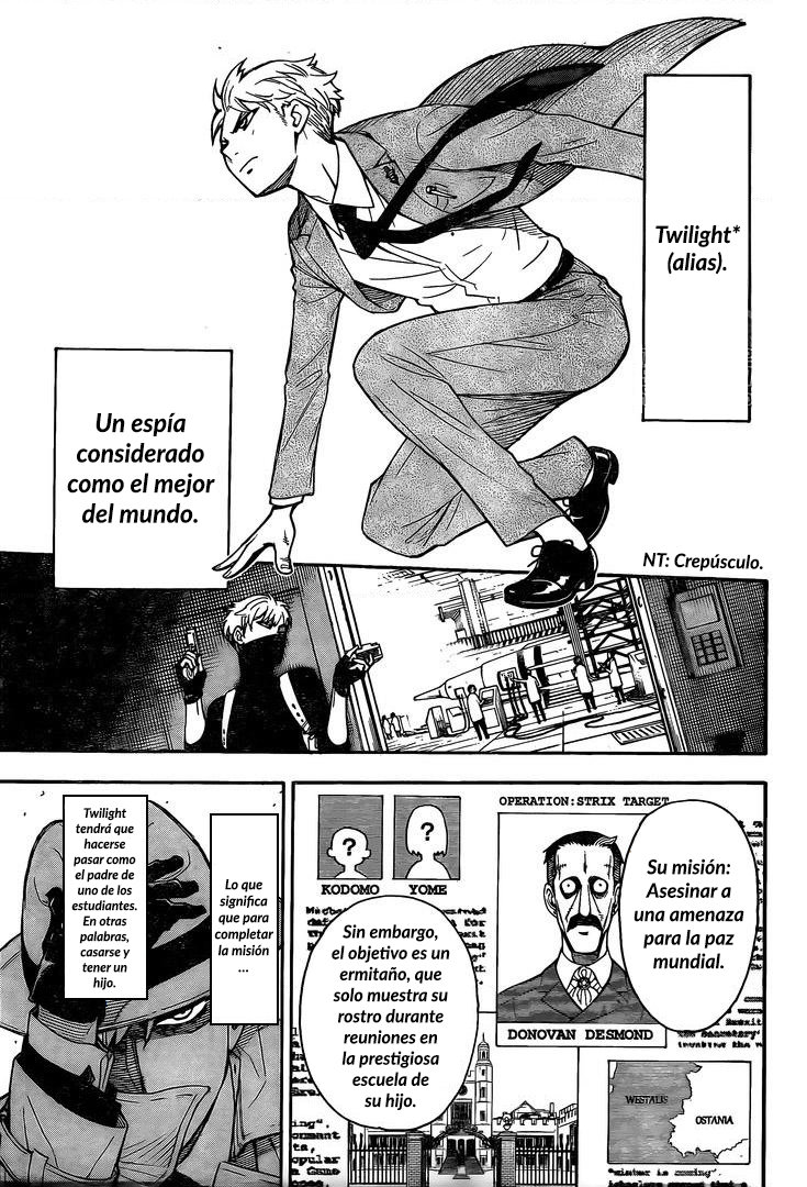 SPY×FAMILY Capitulo 0: Prólogo página 3