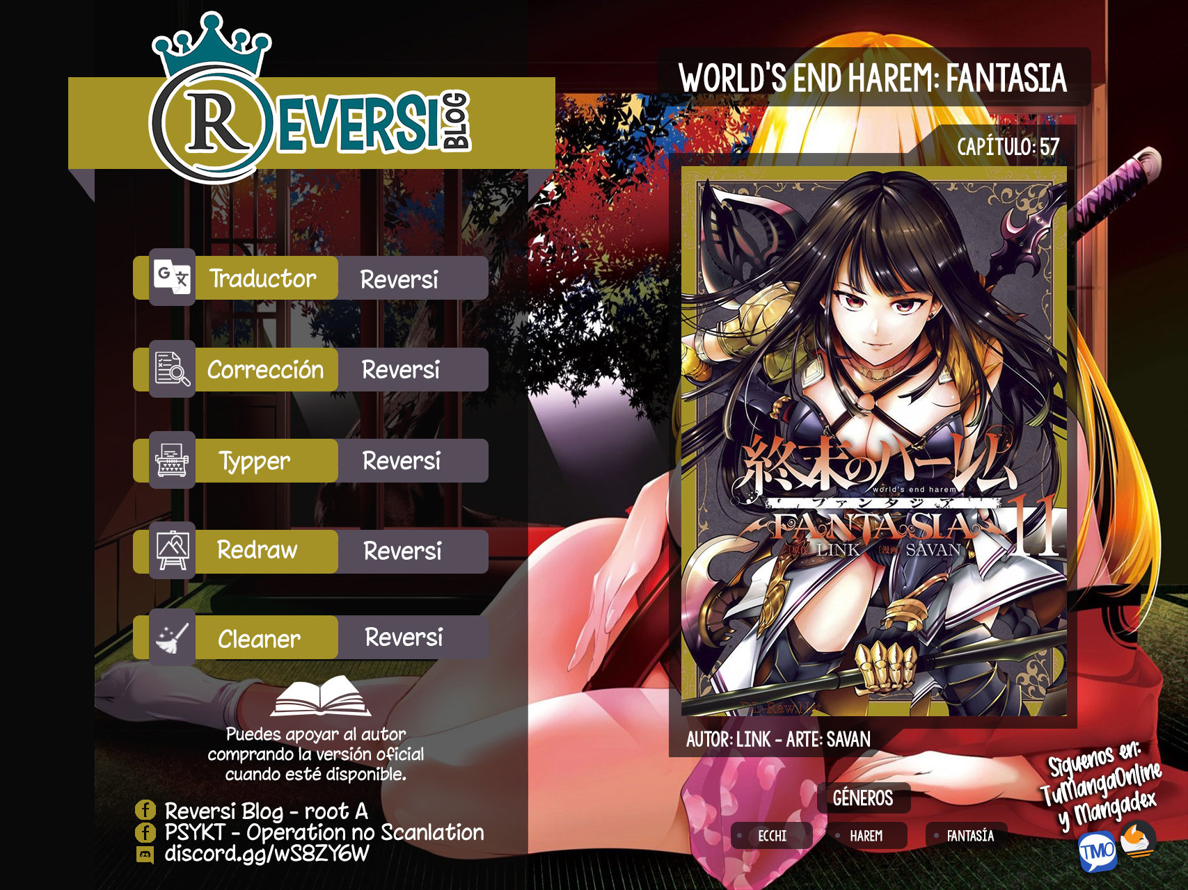 World's End Harem Fantasia Capitulo 57: Dos poderes página 1