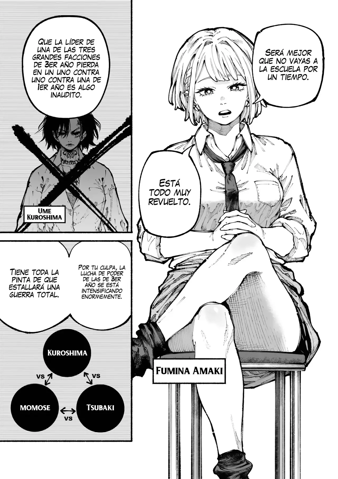 BLUE URSUS Capitulo 10: La estudiante transferida página 12