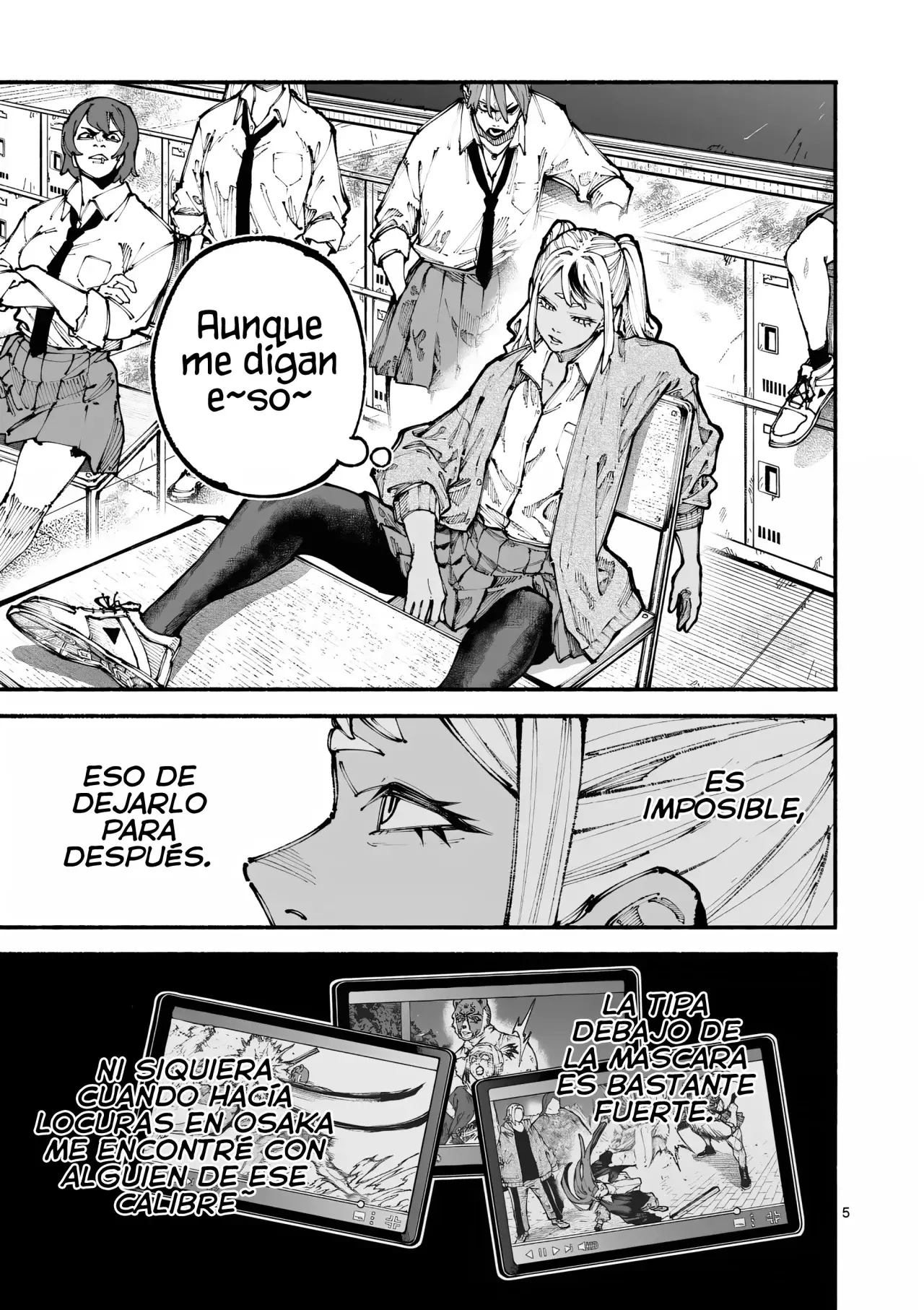 BLUE URSUS Capitulo 10: La estudiante transferida página 8