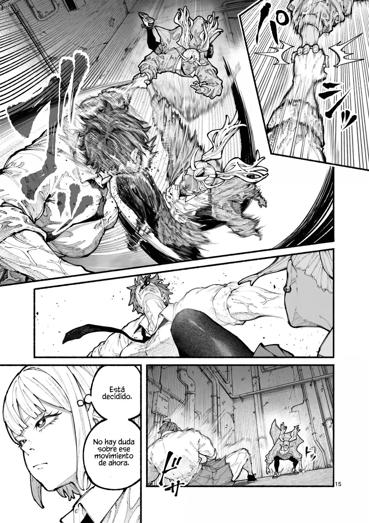 BLUE URSUS Capitulo 14: Seina vs Koto página 18