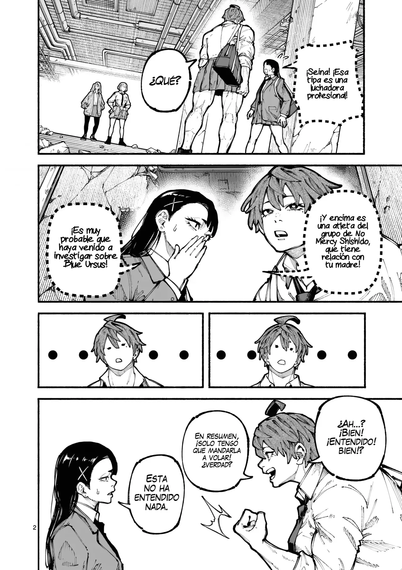 BLUE URSUS Capitulo 14: Seina vs Koto página 5