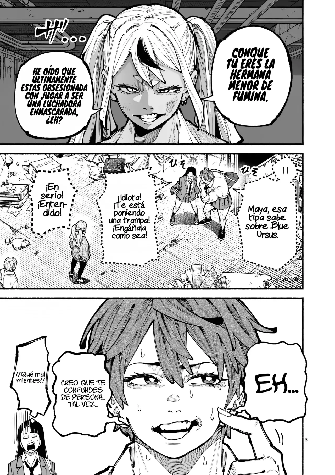 BLUE URSUS Capitulo 14: Seina vs Koto página 6