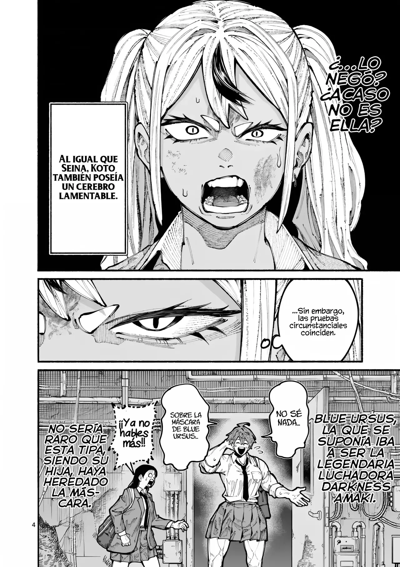 BLUE URSUS Capitulo 14: Seina vs Koto página 7