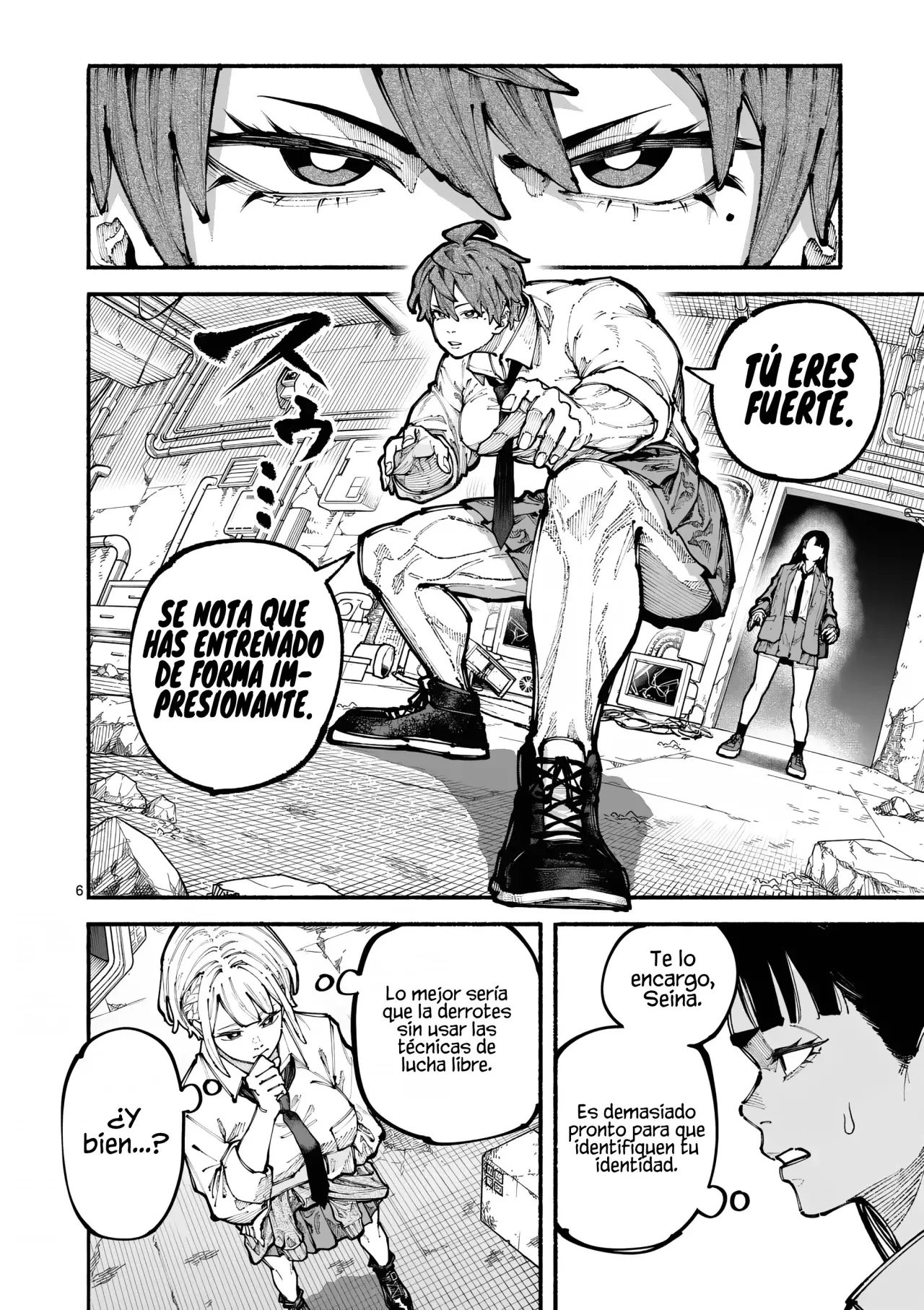BLUE URSUS Capitulo 14: Seina vs Koto página 9