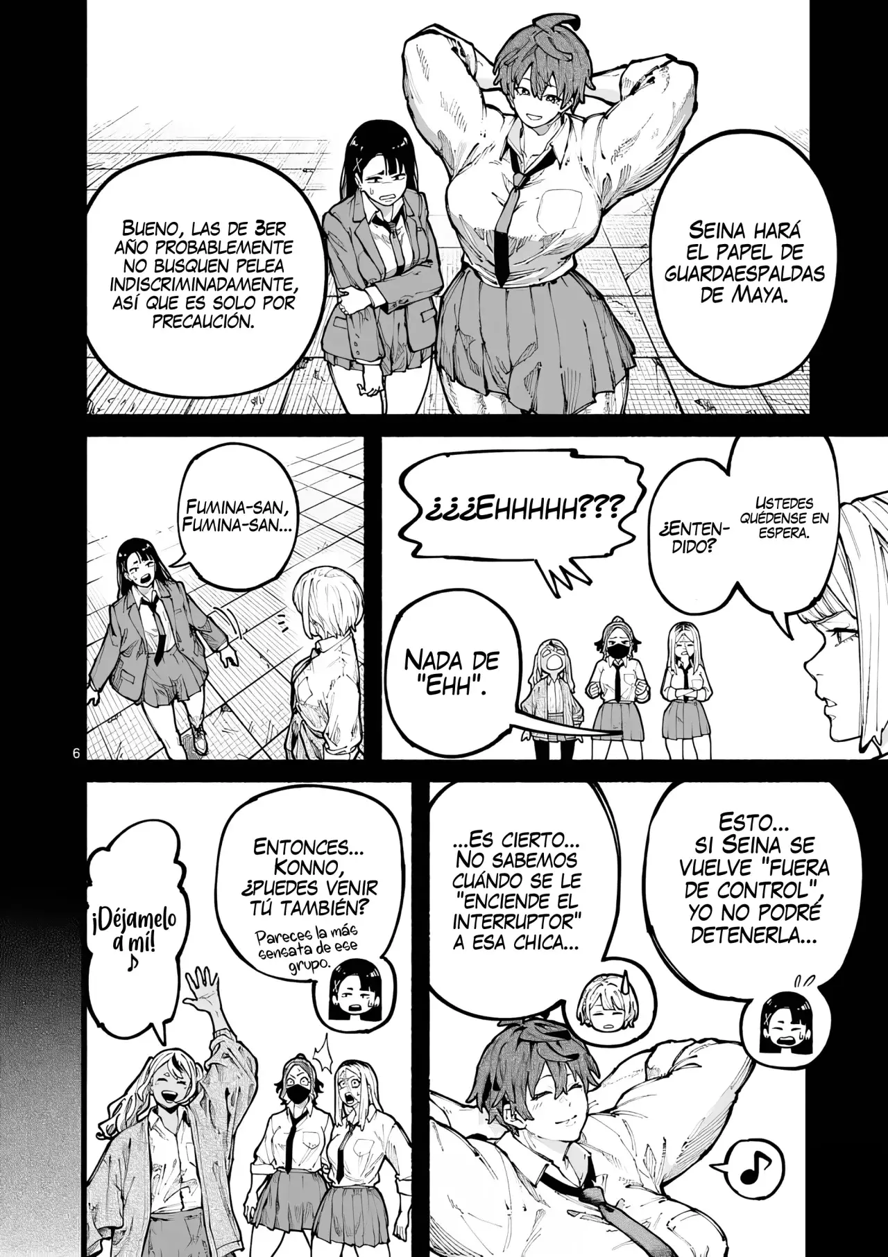 BLUE URSUS Capitulo 19: Encuentro con las de 3er año página 9
