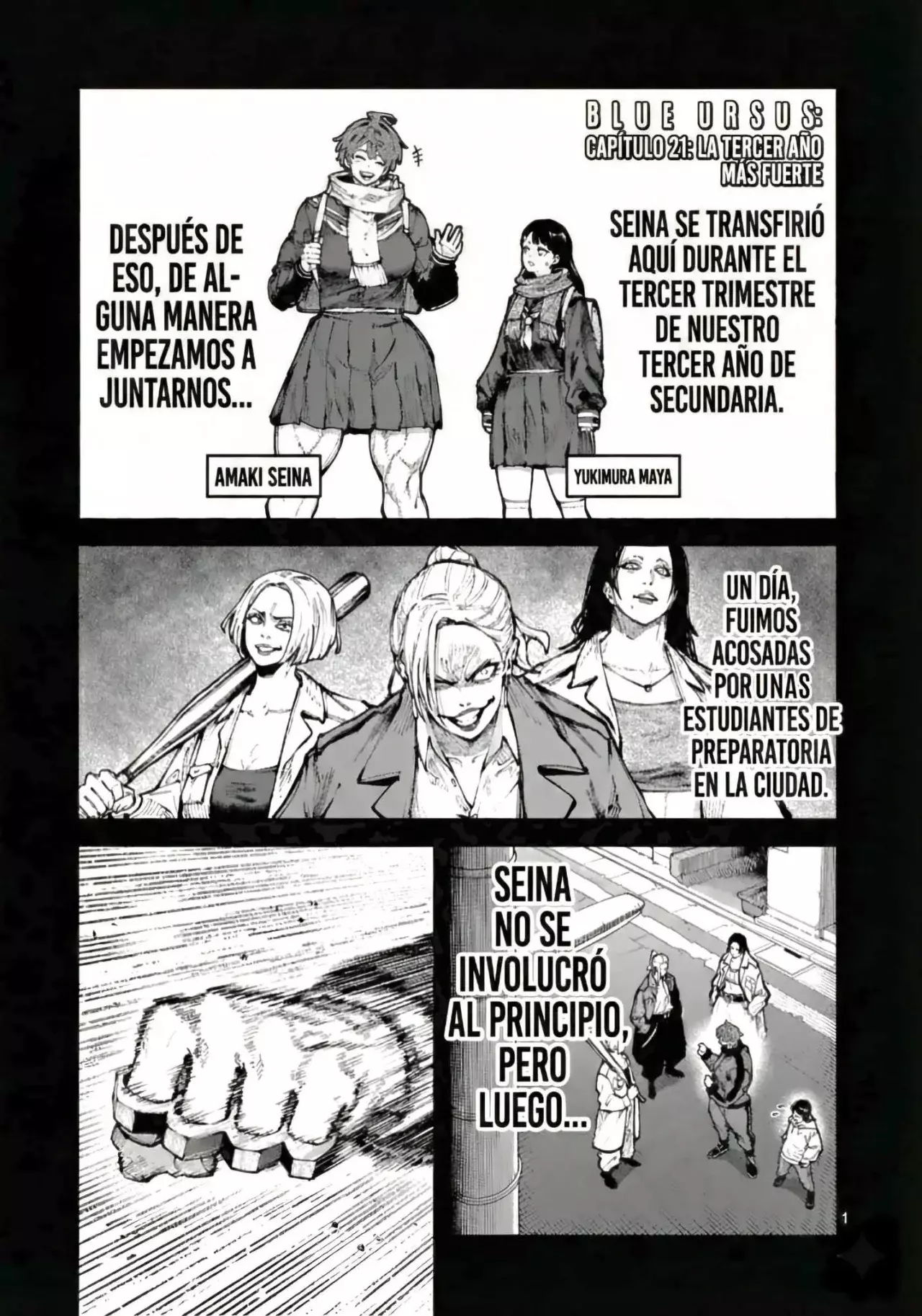 BLUE URSUS Capitulo 21: La tercer año mas fuerte página 2