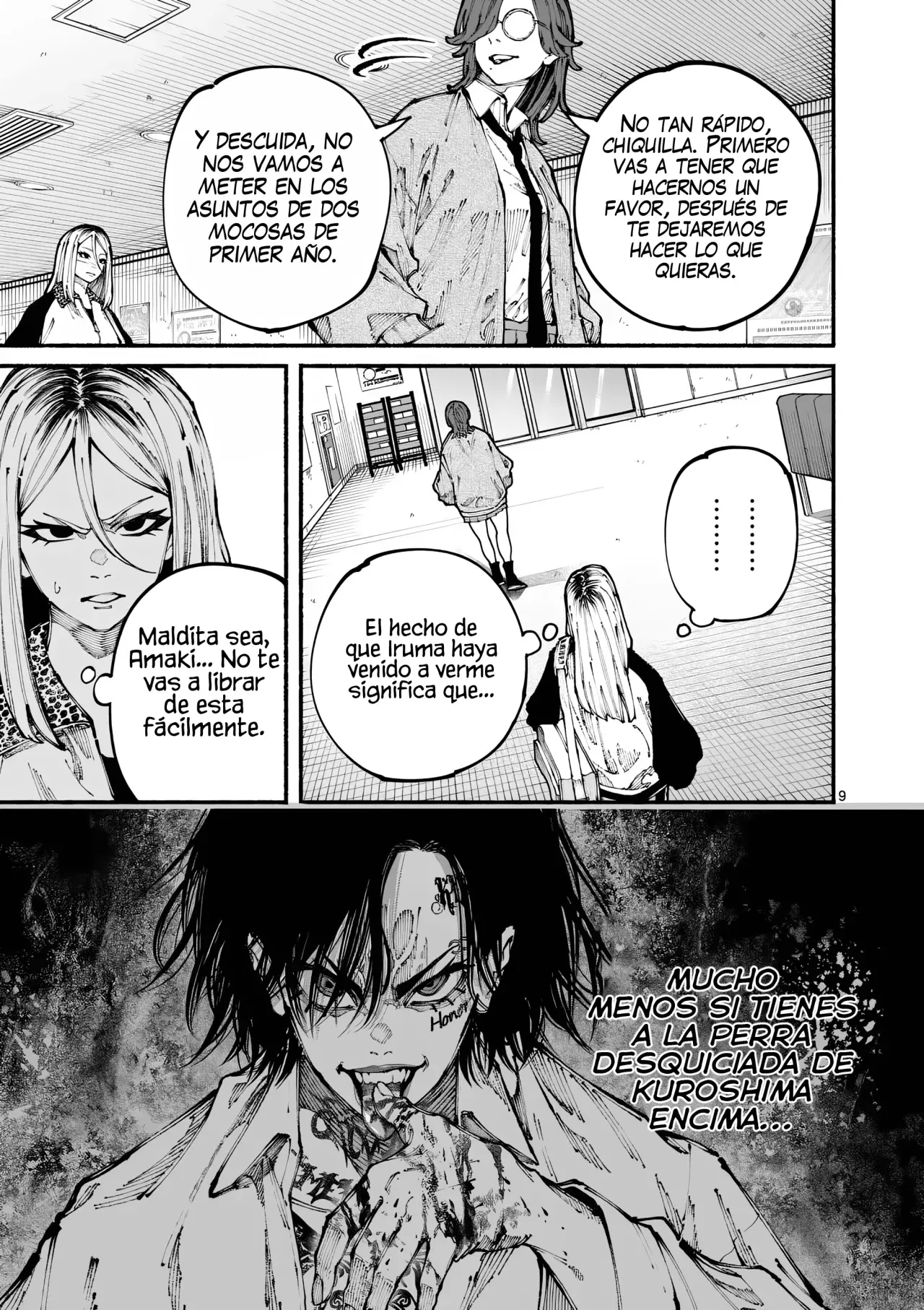 BLUE URSUS Capitulo 5: La pandilla kuroshima página 12