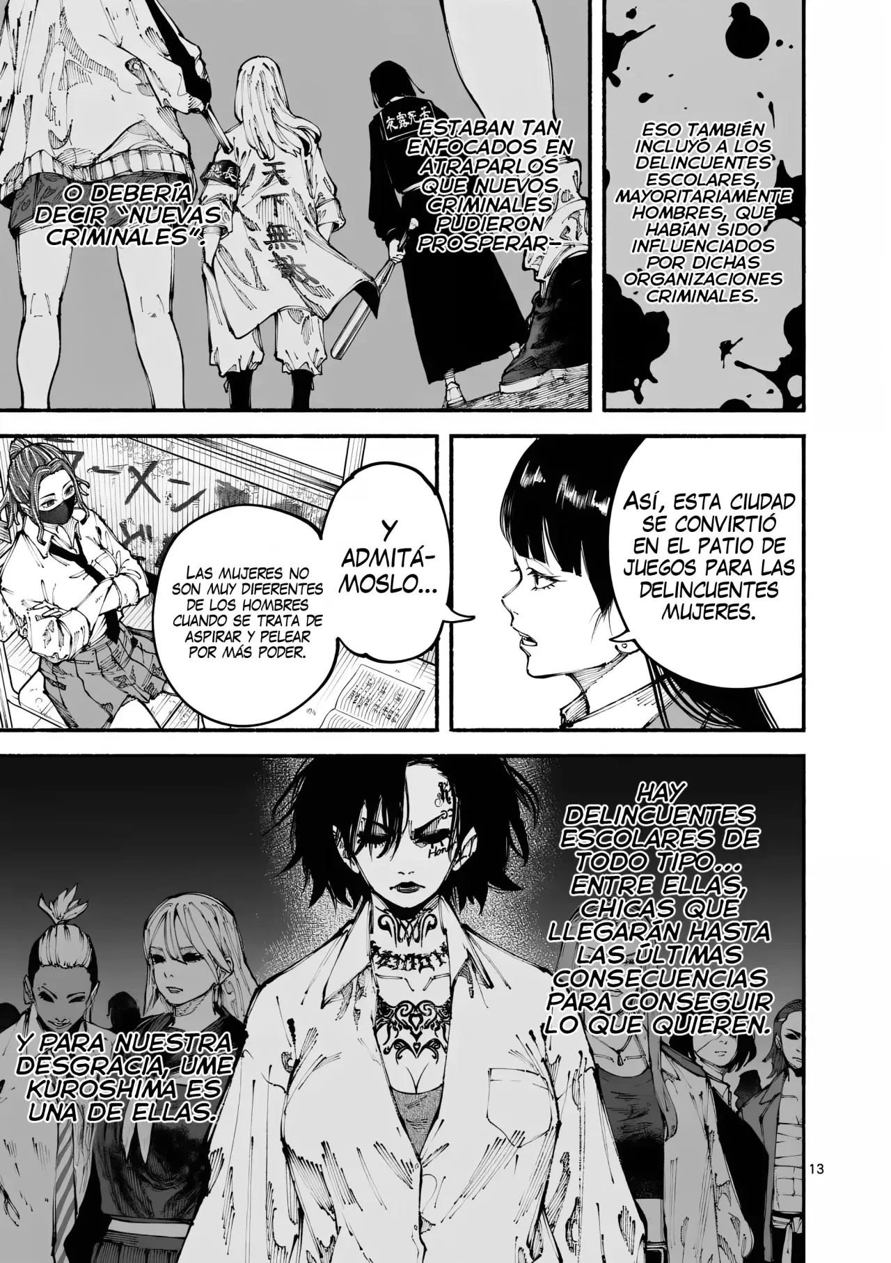 BLUE URSUS Capitulo 5: La pandilla kuroshima página 16