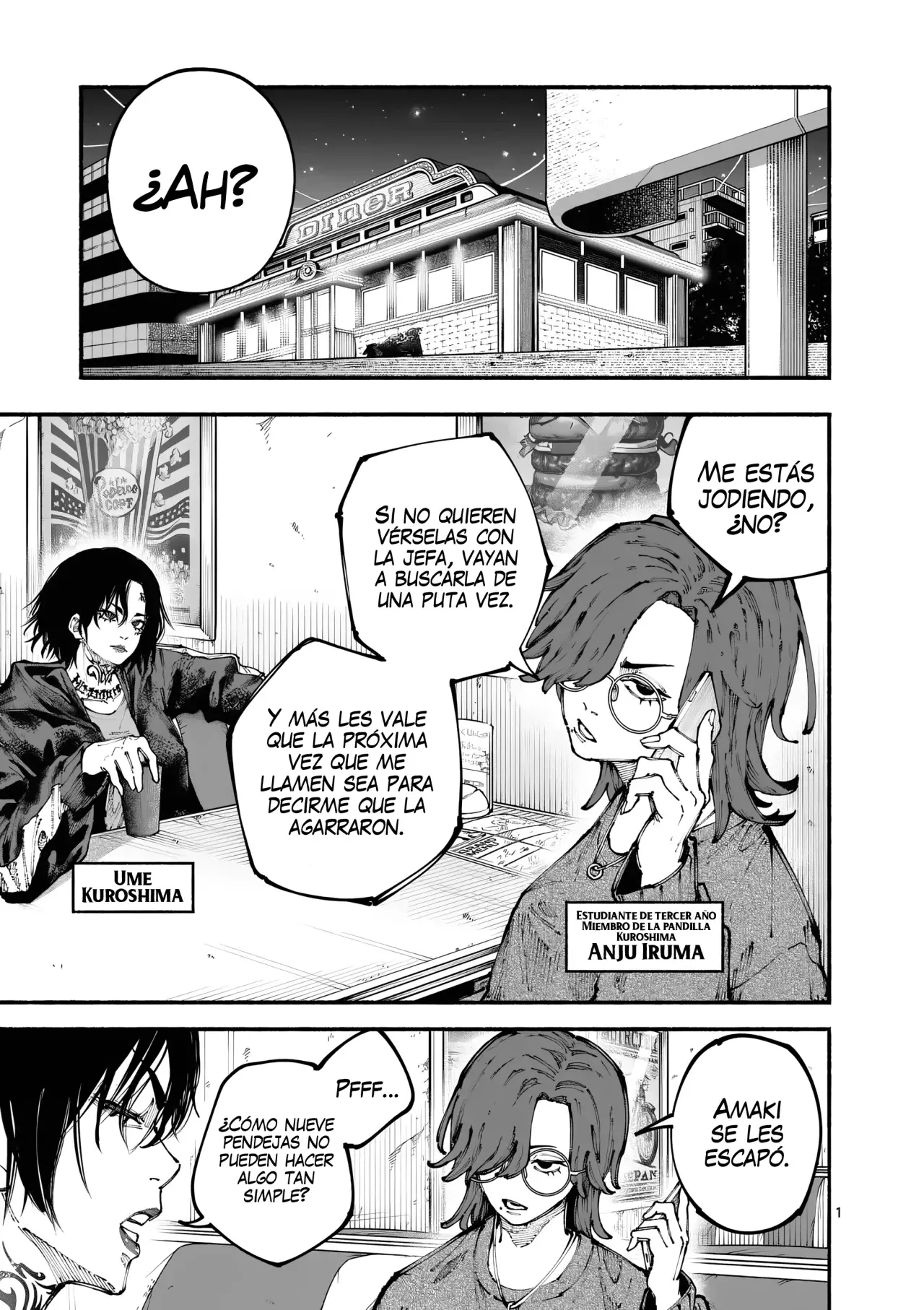 BLUE URSUS Capitulo 5: La pandilla kuroshima página 4