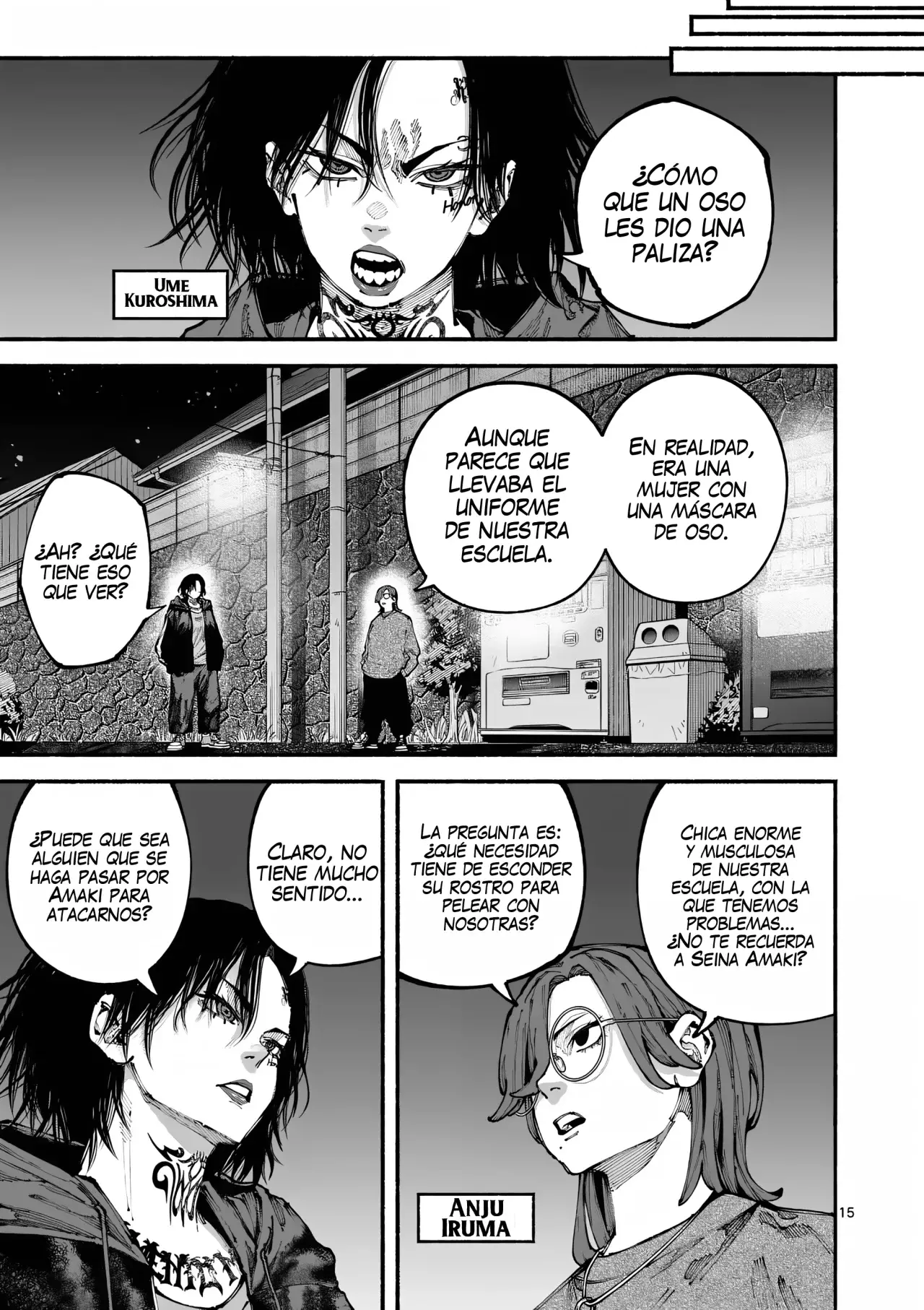 BLUE URSUS Capitulo 6: Asociación de lucha femenina Venus Japan página 18