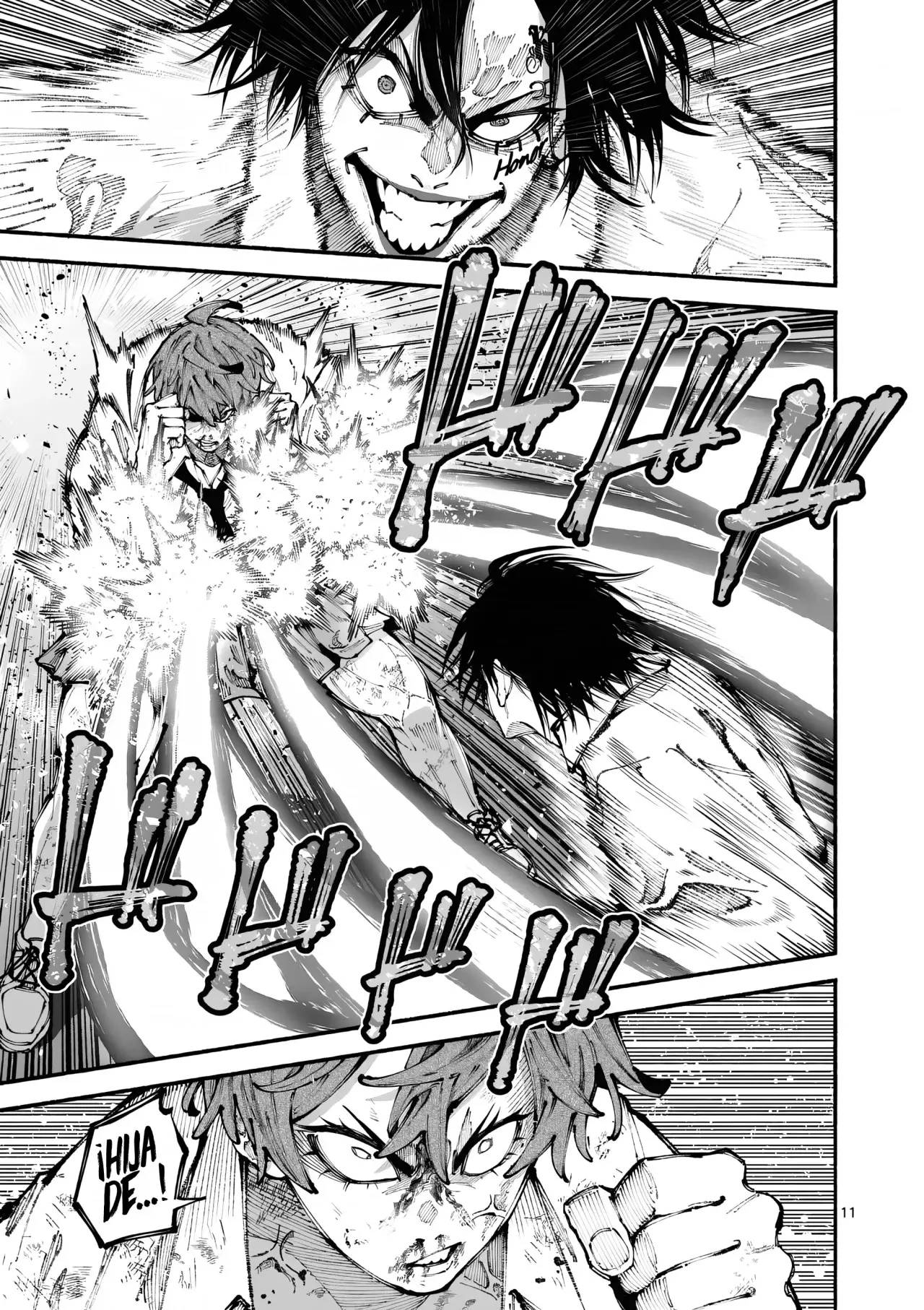 BLUE URSUS Capitulo 8: Vs kuroshima página 14