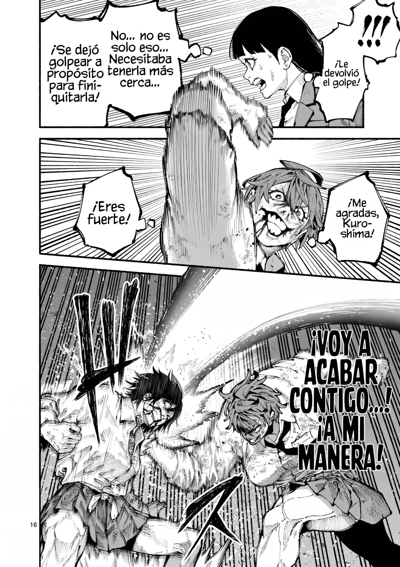BLUE URSUS Capitulo 8: Vs kuroshima página 19