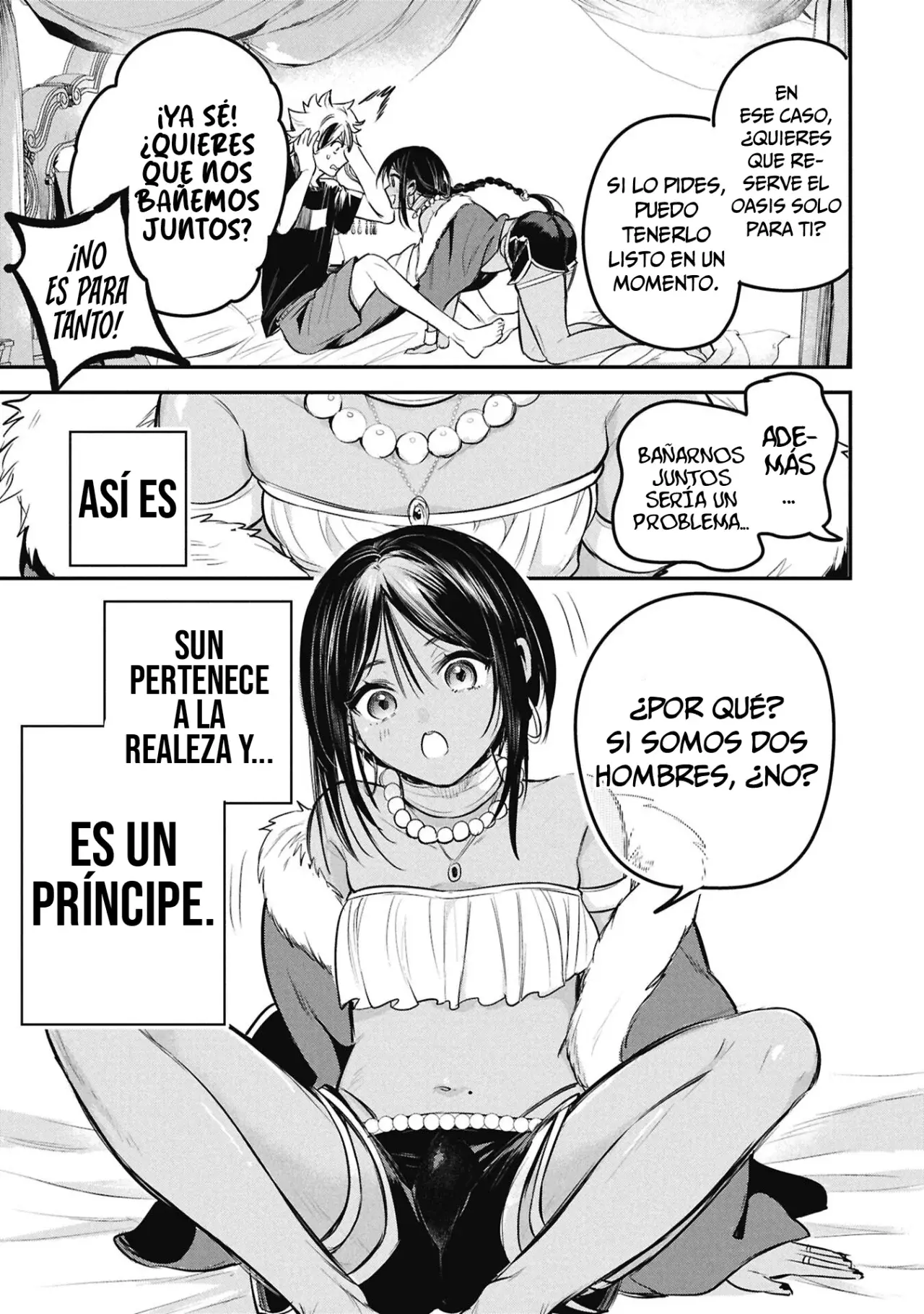 El príncipe Sun quiere ser una Esposa Capitulo 5: No me importa. página 4