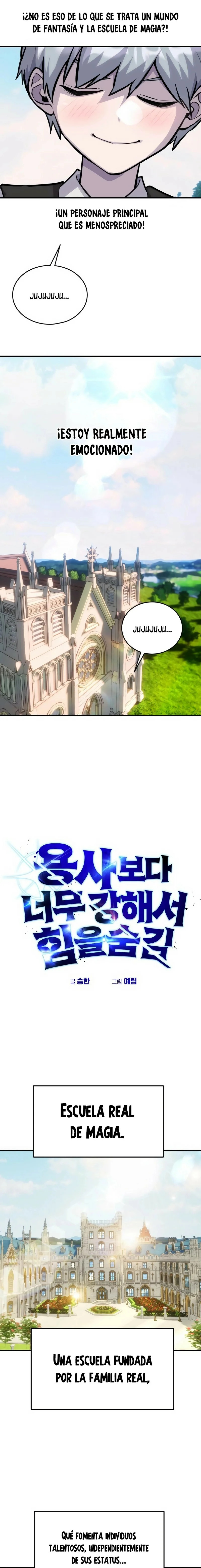 Era más fuerte que el héroe, así que oculté mi poder Capitulo 2 página 9