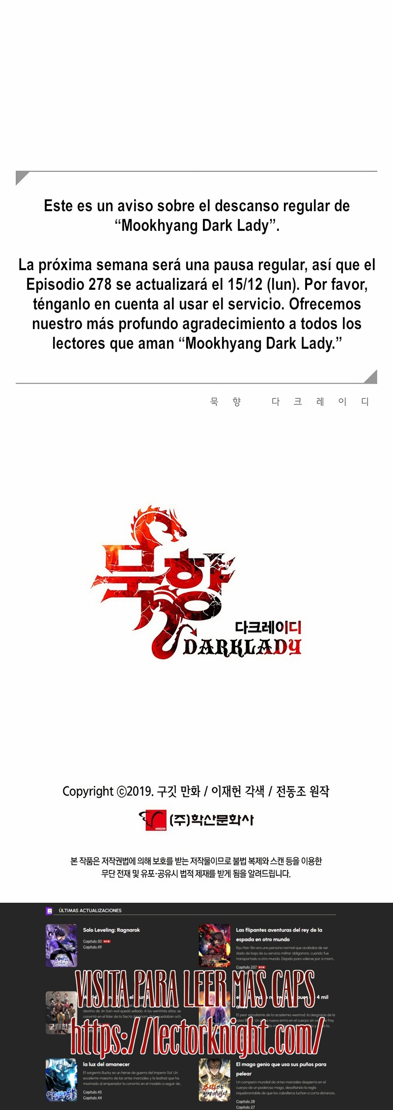 Dark Lady Capitulo 277 página 17