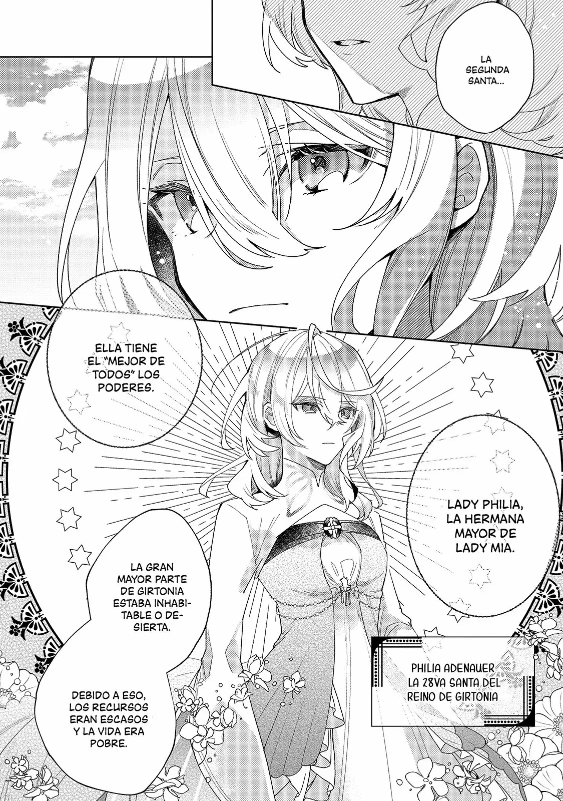 La santa cuyo compromiso se rompió cuando se volvió demasiado perfecta es vendida a un reino vecino Capitulo 1: La santa que no podia sonreir página 7