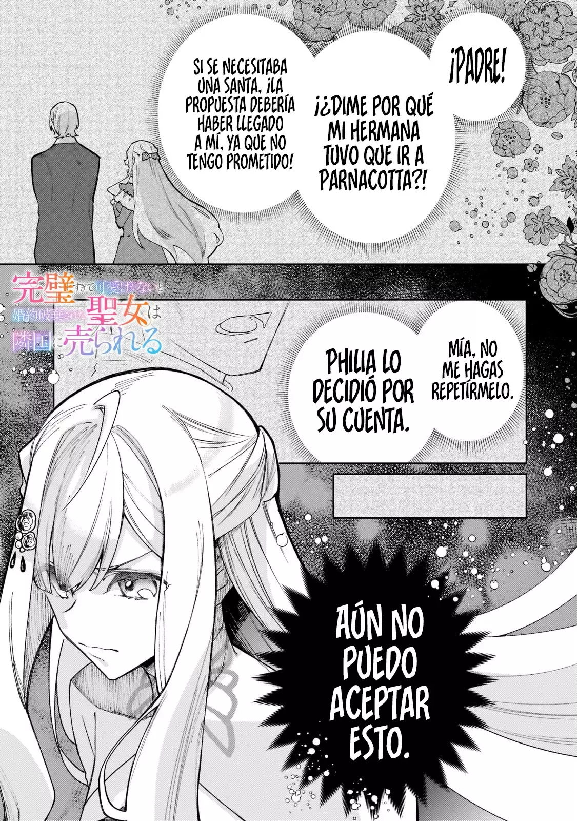 La santa cuyo compromiso se rompió cuando se volvió demasiado perfecta es vendida a un reino vecino Capitulo 10 página 3