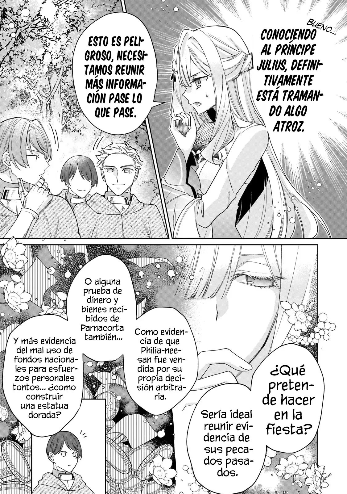 La santa cuyo compromiso se rompió cuando se volvió demasiado perfecta es vendida a un reino vecino Capitulo 20 página 12