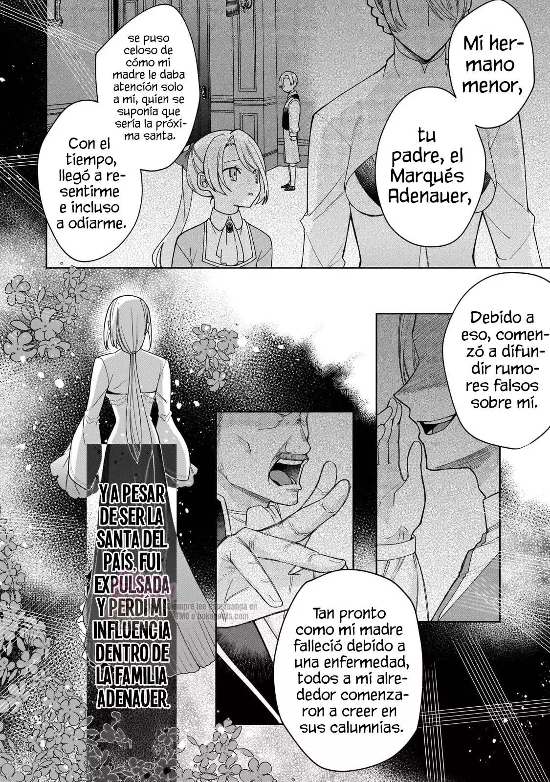 La santa cuyo compromiso se rompió cuando se volvió demasiado perfecta es vendida a un reino vecino Capitulo 20 página 33