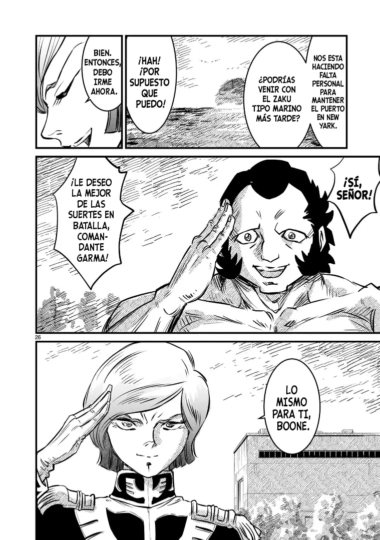 Mobile Suit Gundam: The battle tales of Flanagan Boone Capitulo 1 página 25
