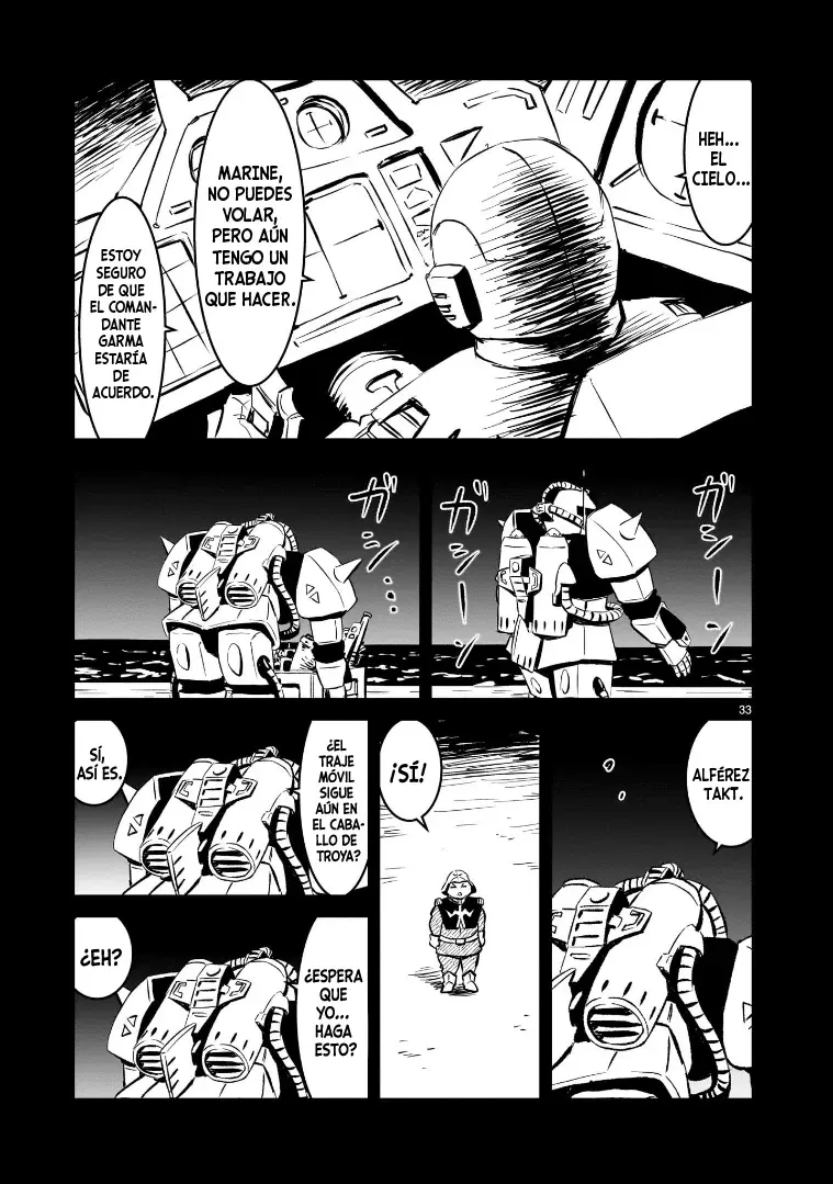 Mobile Suit Gundam: The battle tales of Flanagan Boone Capitulo 1 página 32