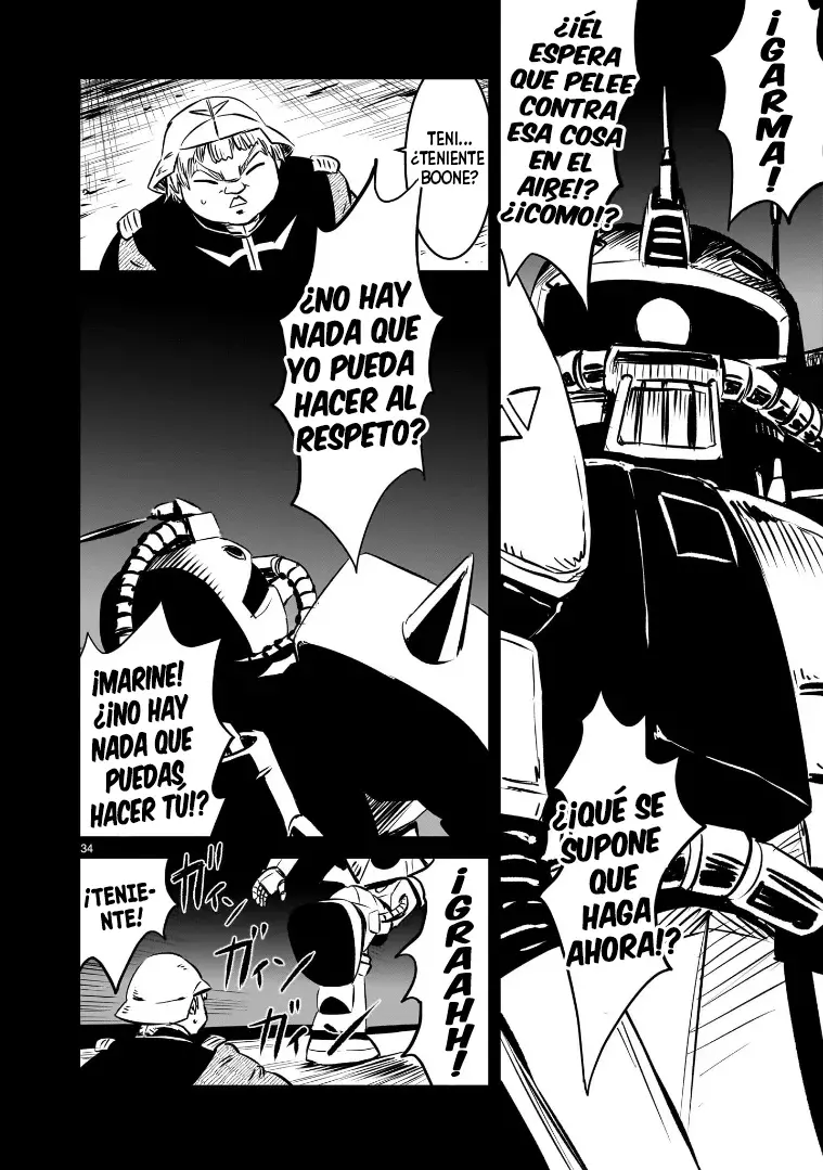 Mobile Suit Gundam: The battle tales of Flanagan Boone Capitulo 1 página 33