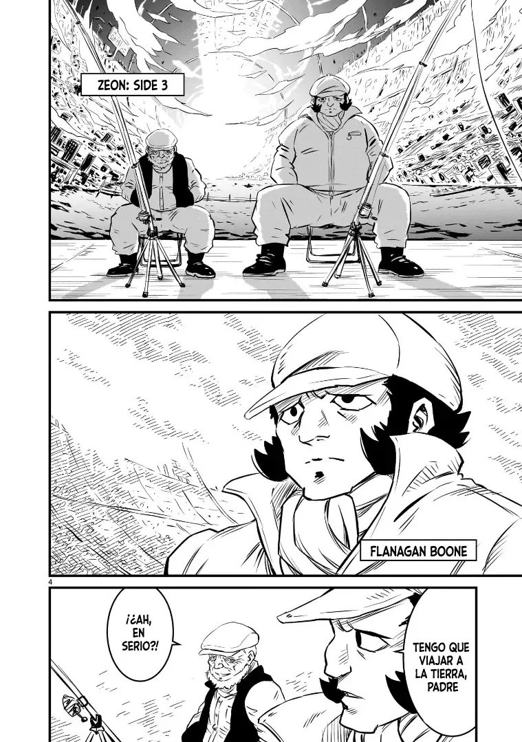 Mobile Suit Gundam: The battle tales of Flanagan Boone Capitulo 1 página 4