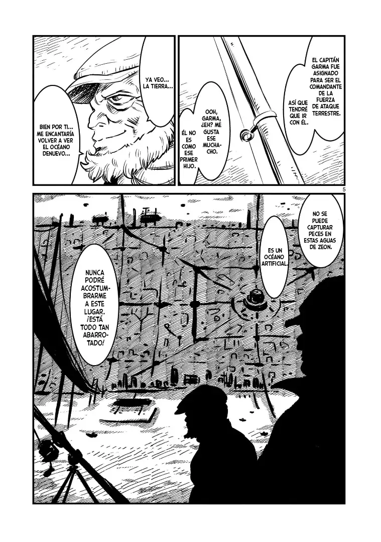 Mobile Suit Gundam: The battle tales of Flanagan Boone Capitulo 1 página 5