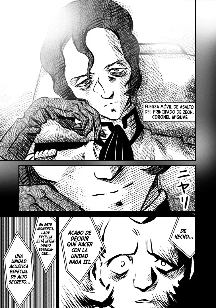 Mobile Suit Gundam: The battle tales of Flanagan Boone Capitulo 5 página 35