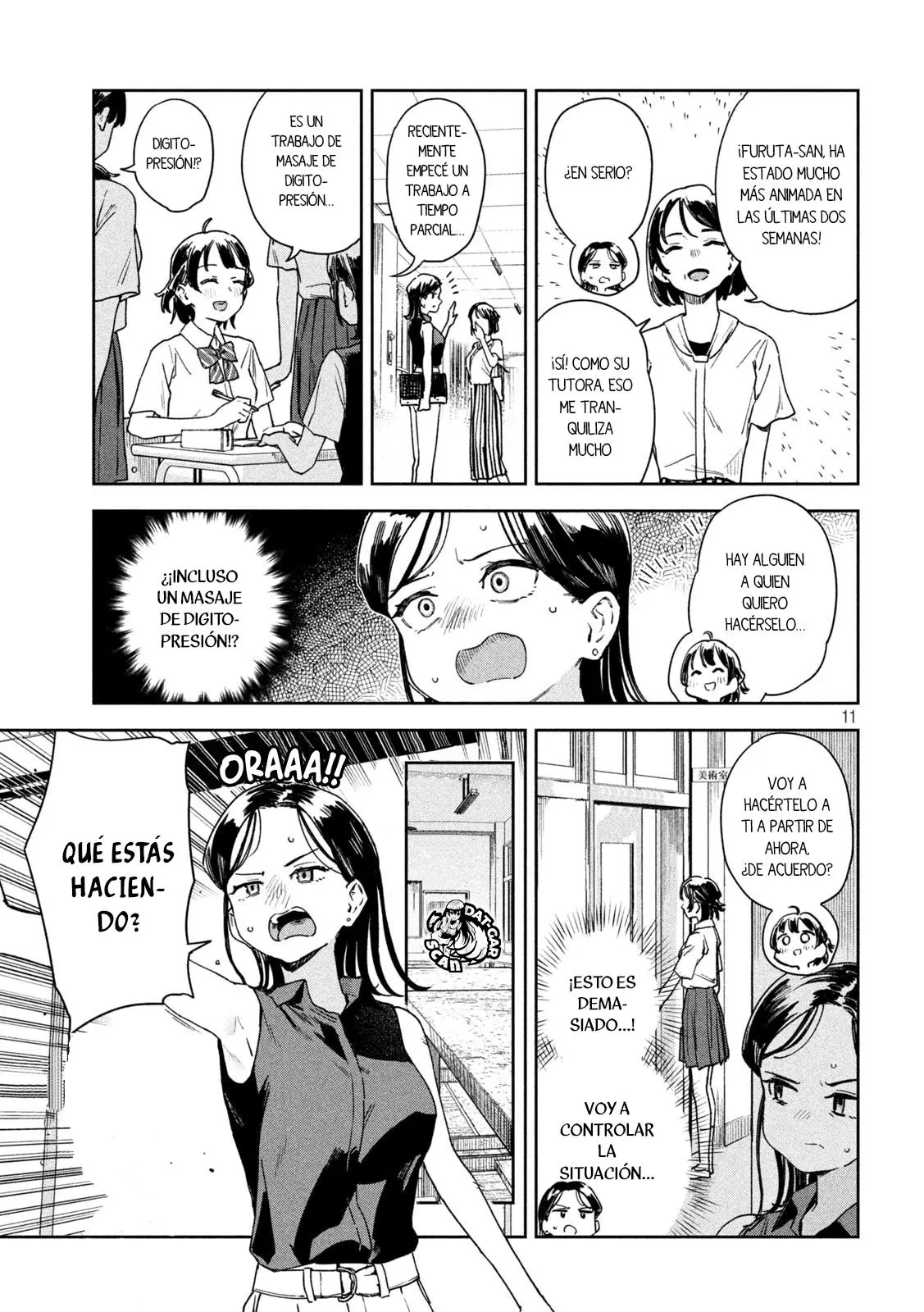 MYO-CHAN SENSEI WA KAKU KATARIKI Capitulo 16: ¿¡Normas de etiqueta de Ikori!? página 12
