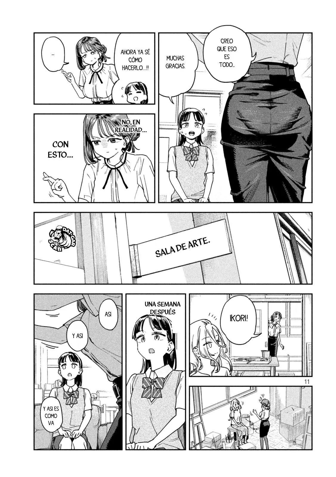 MYO-CHAN SENSEI WA KAKU KATARIKI Capitulo 17: Podrás ver la talla de 00 de Myo-chan página 12